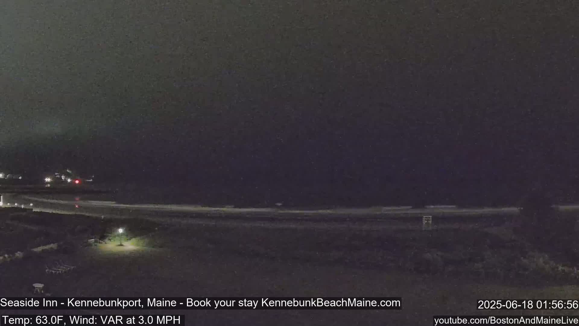 Seaside Inn Kennebunk Beach Live Cam- Kennebunk, Maine, USA
