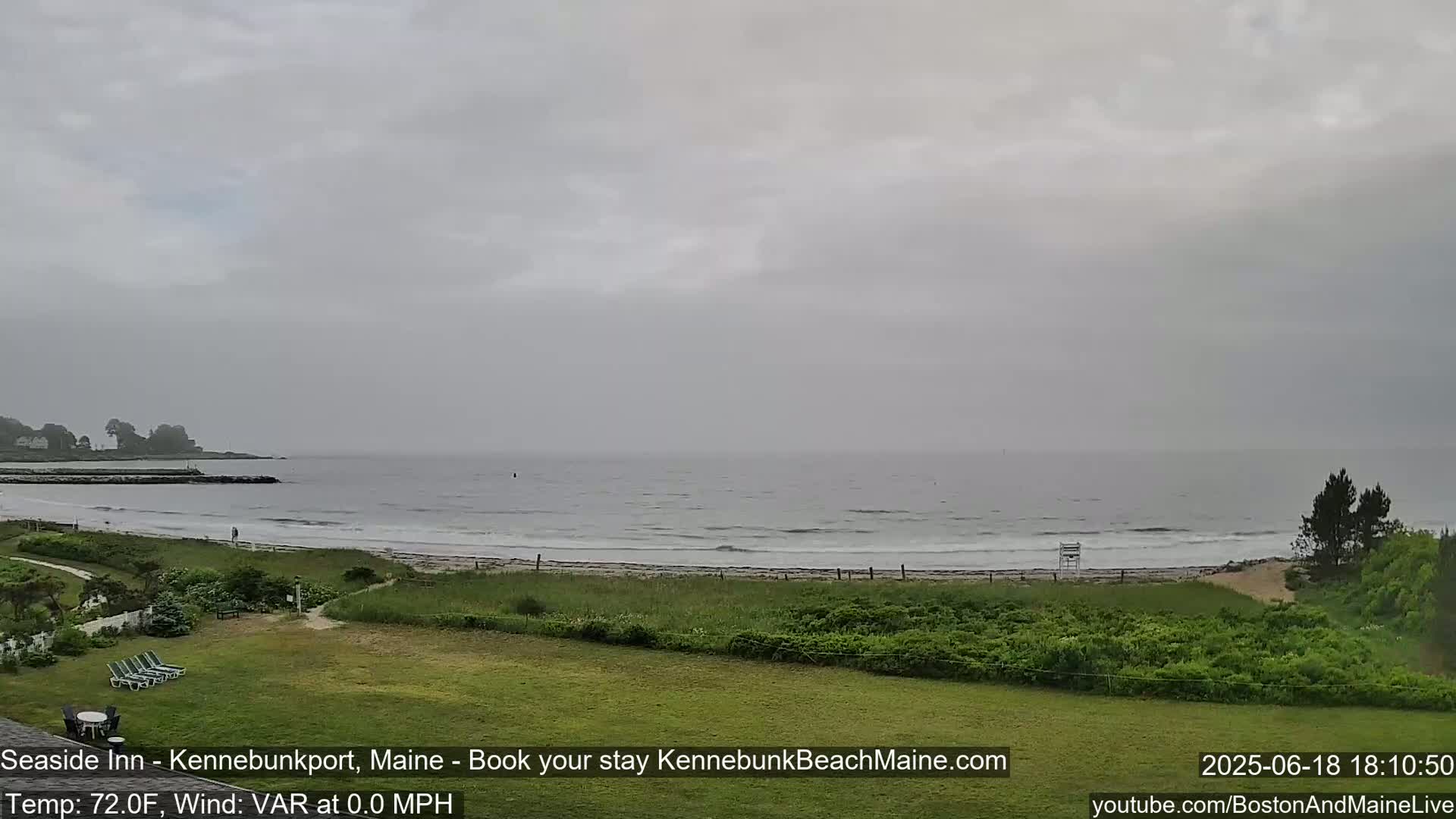 Seaside Inn Kennebunk Beach Live Cam- Kennebunk, Maine, USA