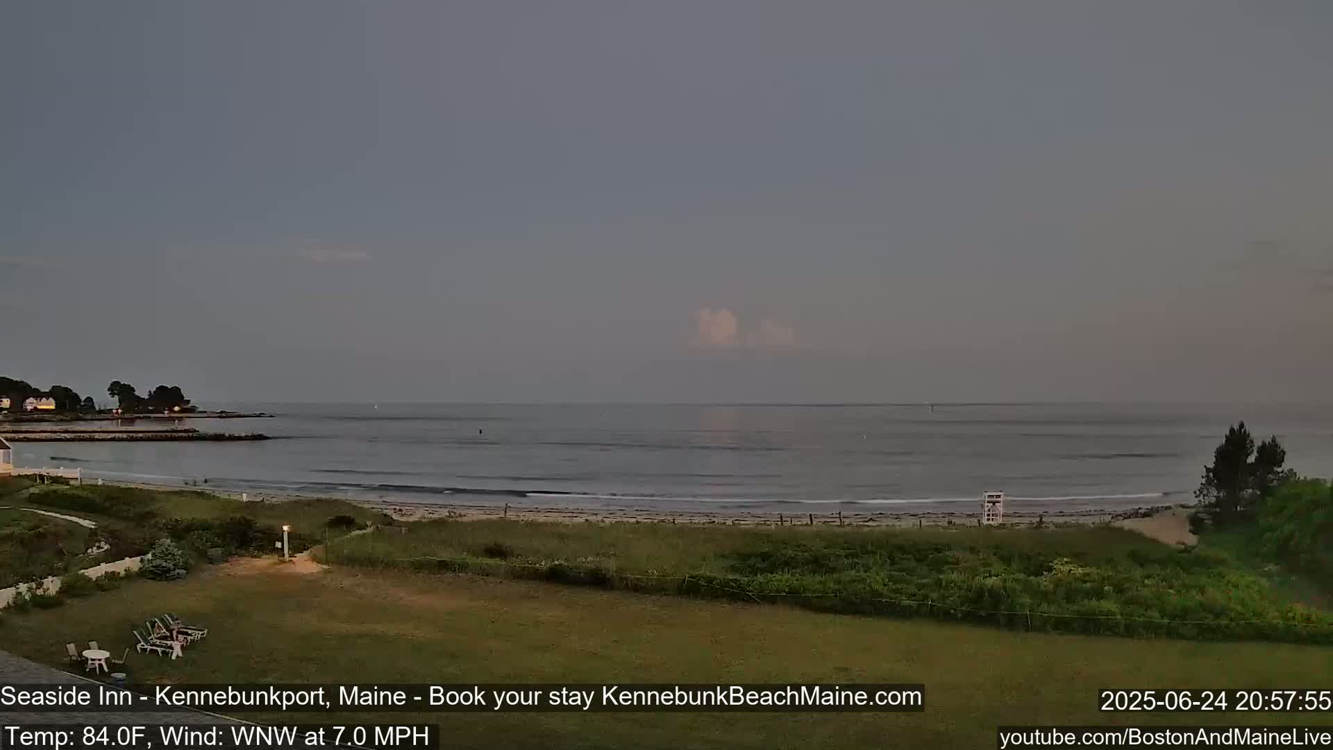Seaside Inn Kennebunk Beach Live Cam- Kennebunk, Maine, USA