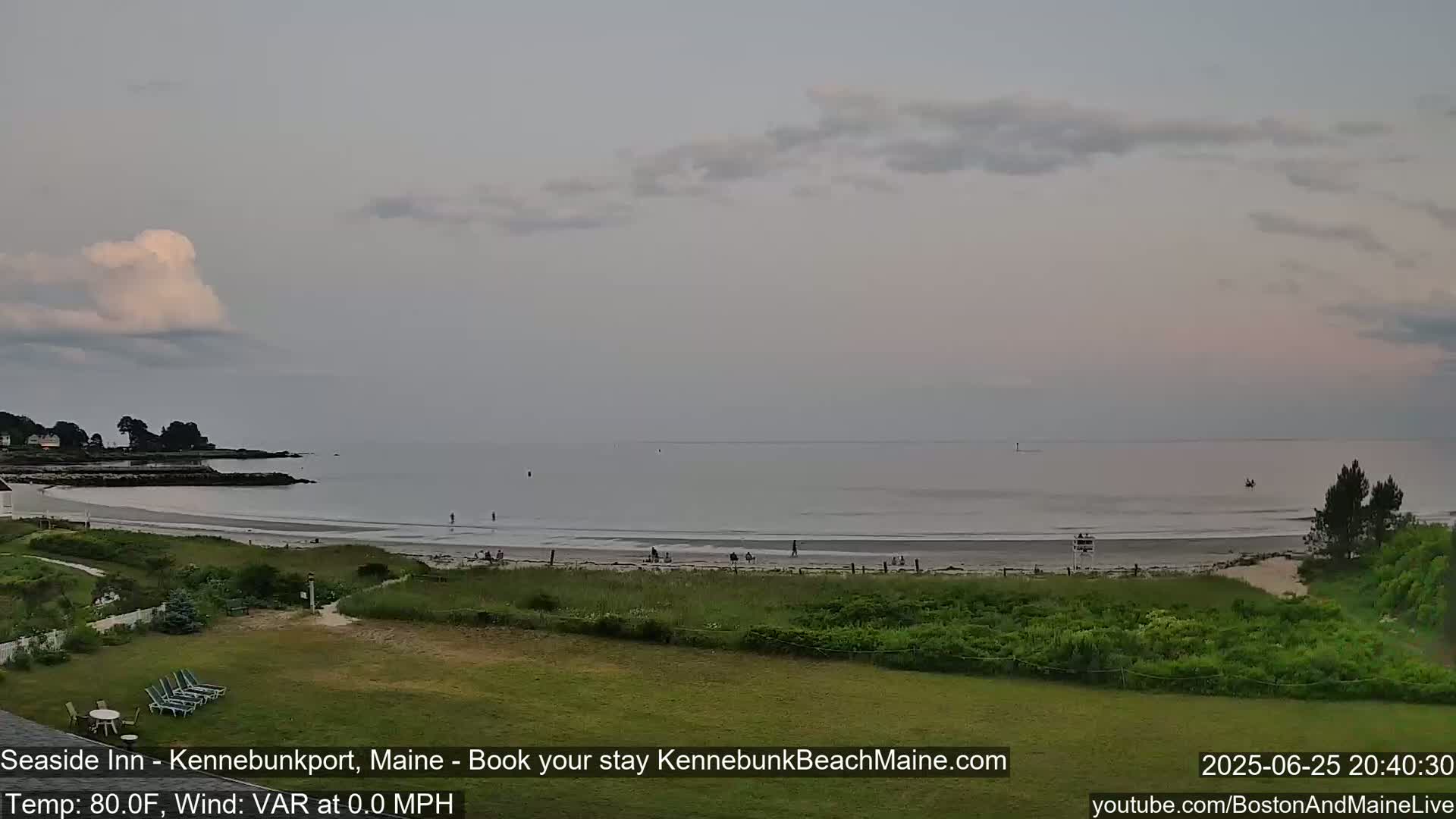 Seaside Inn Kennebunk Beach Live Cam- Kennebunk, Maine, USA