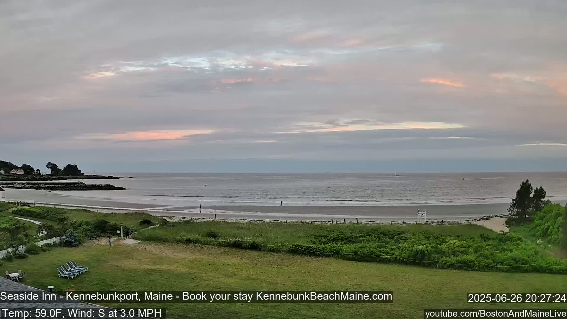 Seaside Inn Kennebunk Beach Live Cam- Kennebunk, Maine, USA
