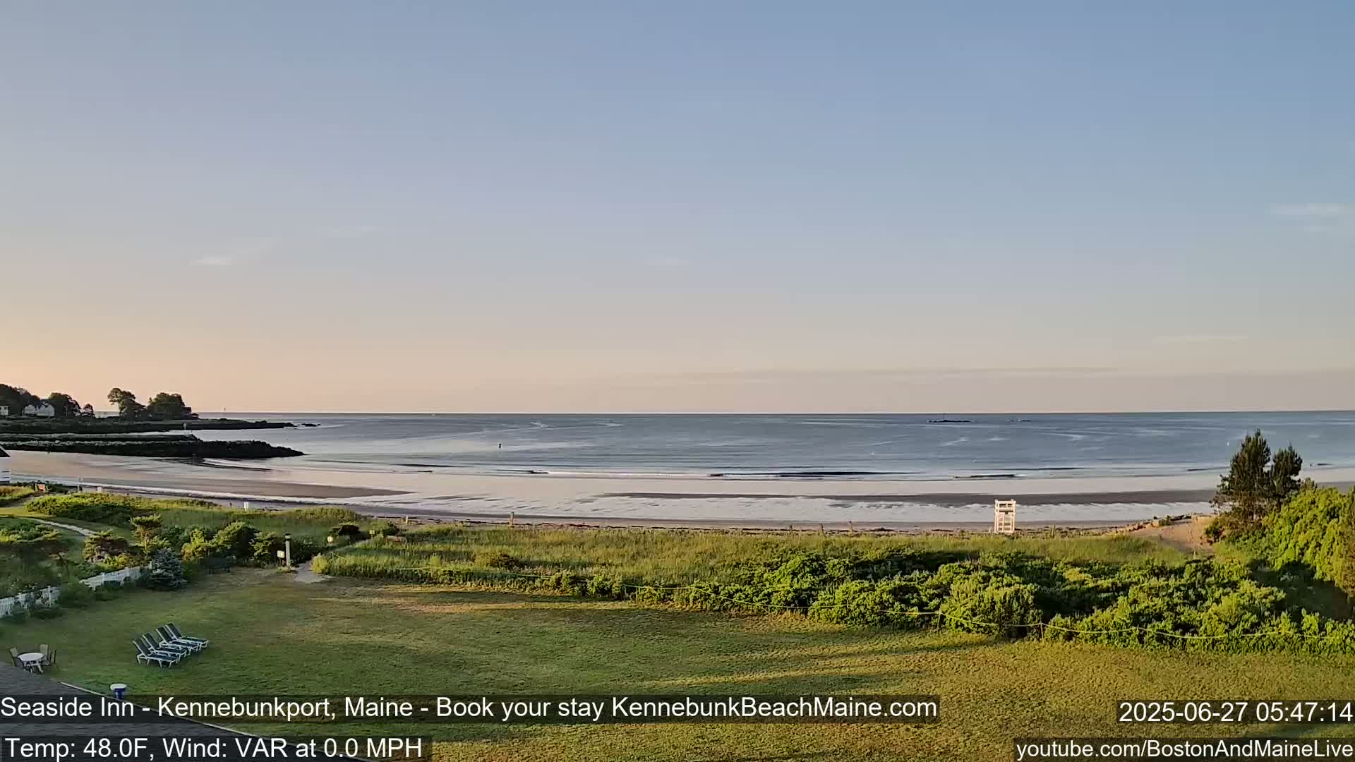 Seaside Inn Kennebunk Beach Live Cam- Kennebunk, Maine, USA