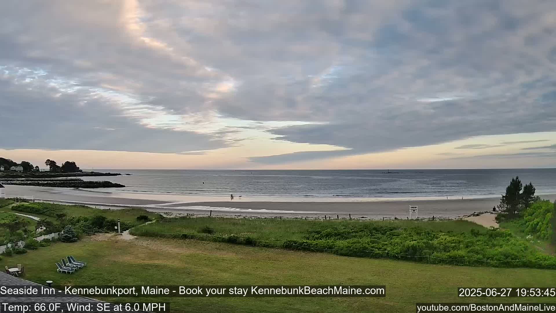 Seaside Inn Kennebunk Beach Live Cam- Kennebunk, Maine, USA