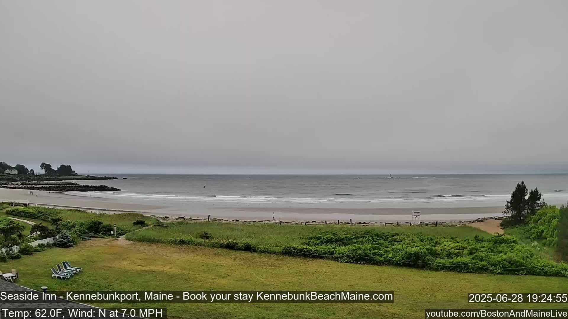 Seaside Inn Kennebunk Beach Live Cam- Kennebunk, Maine, USA
