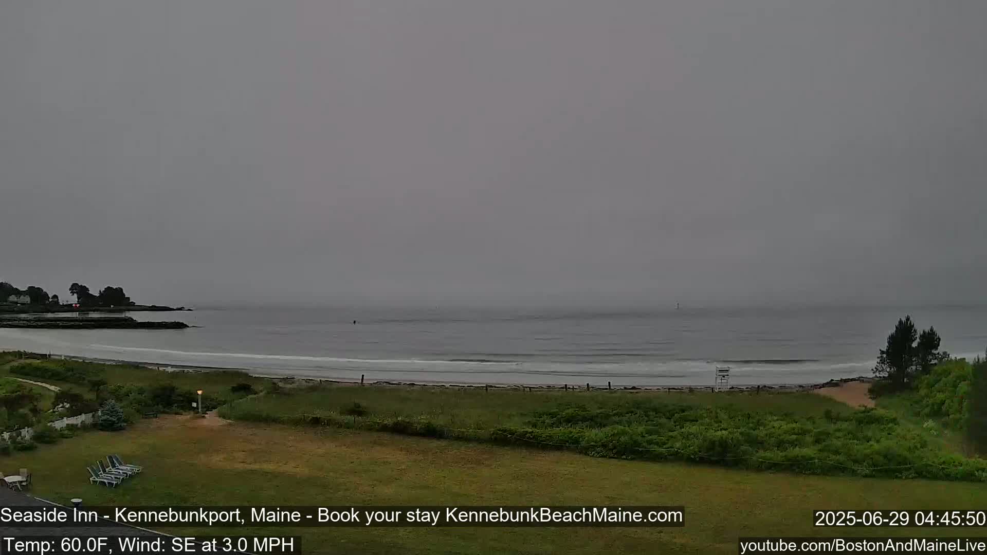 Seaside Inn Kennebunk Beach Live Cam- Kennebunk, Maine, USA