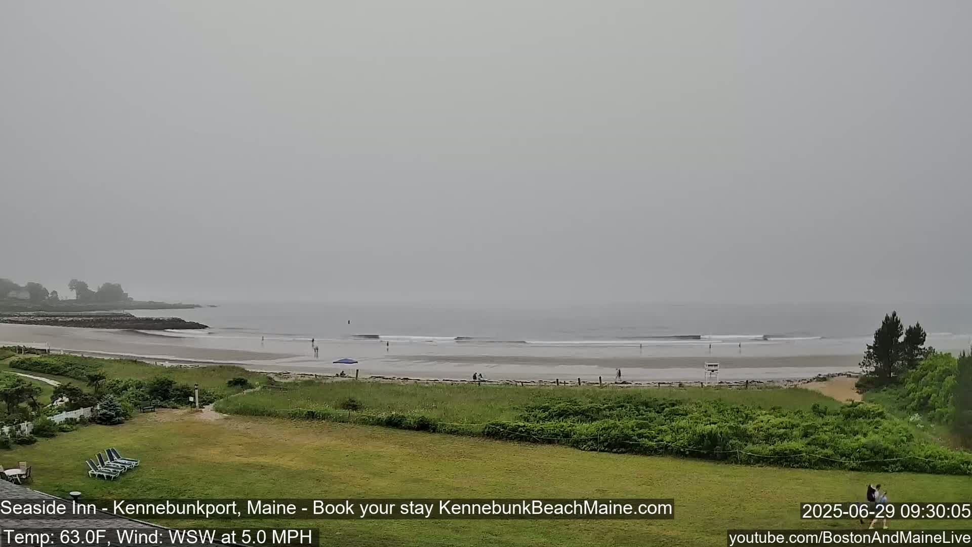 Seaside Inn Kennebunk Beach Live Cam- Kennebunk, Maine, USA