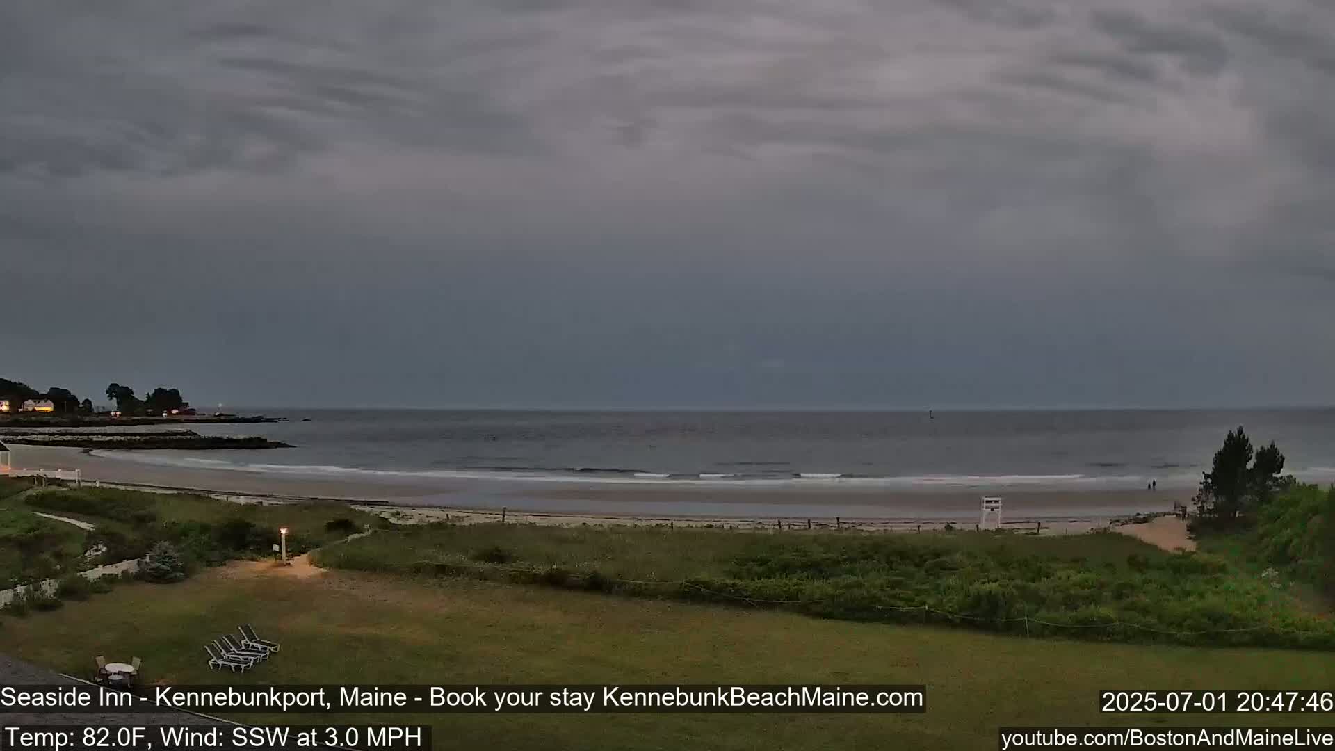 Seaside Inn Kennebunk Beach Live Cam- Kennebunk, Maine, USA