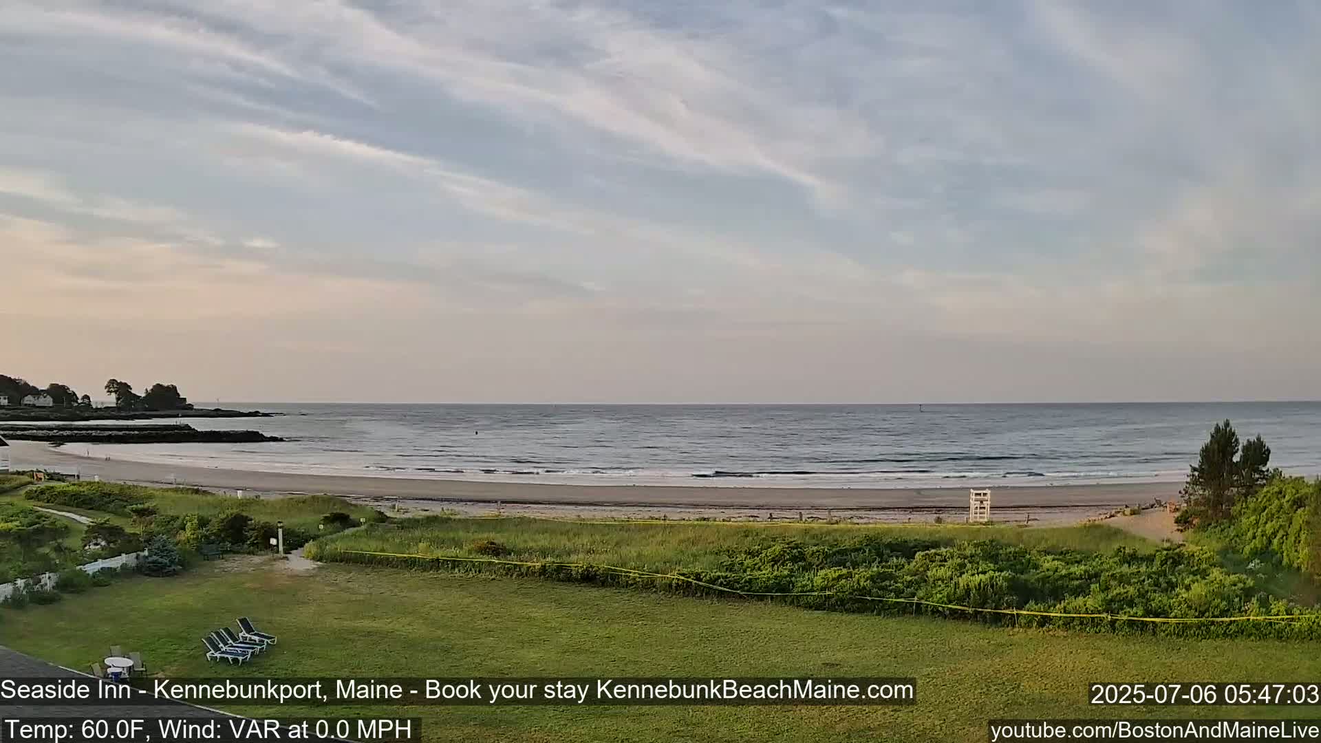 Seaside Inn Kennebunk Beach Live Cam- Kennebunk, Maine, USA