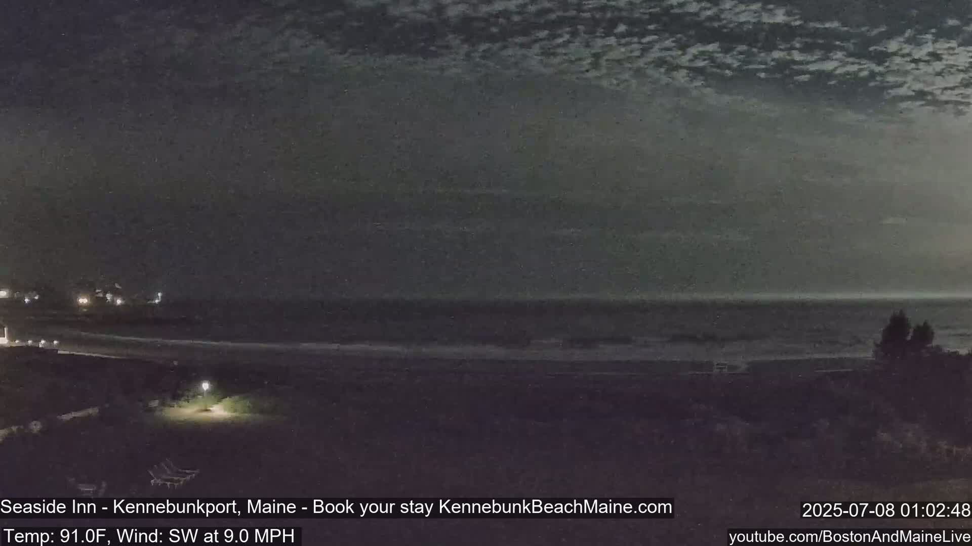Seaside Inn Kennebunk Beach Live Cam- Kennebunk, Maine, USA