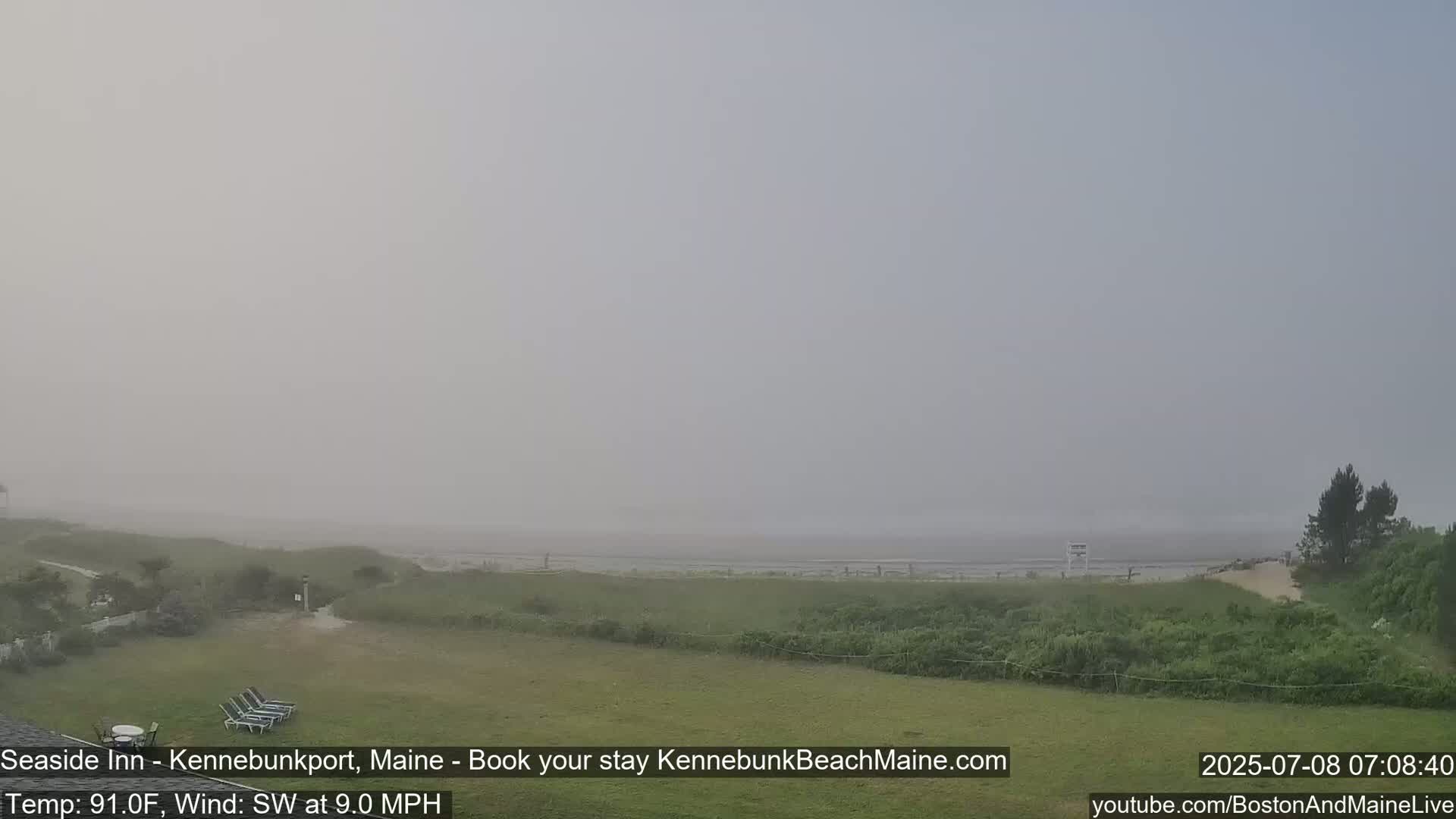 Seaside Inn Kennebunk Beach Live Cam- Kennebunk, Maine, USA