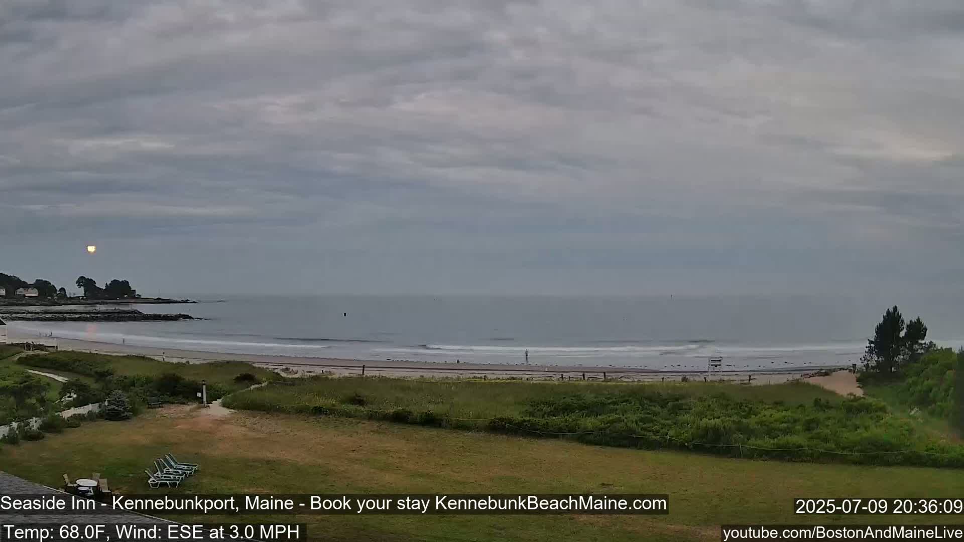 Seaside Inn Kennebunk Beach Live Cam- Kennebunk, Maine, USA