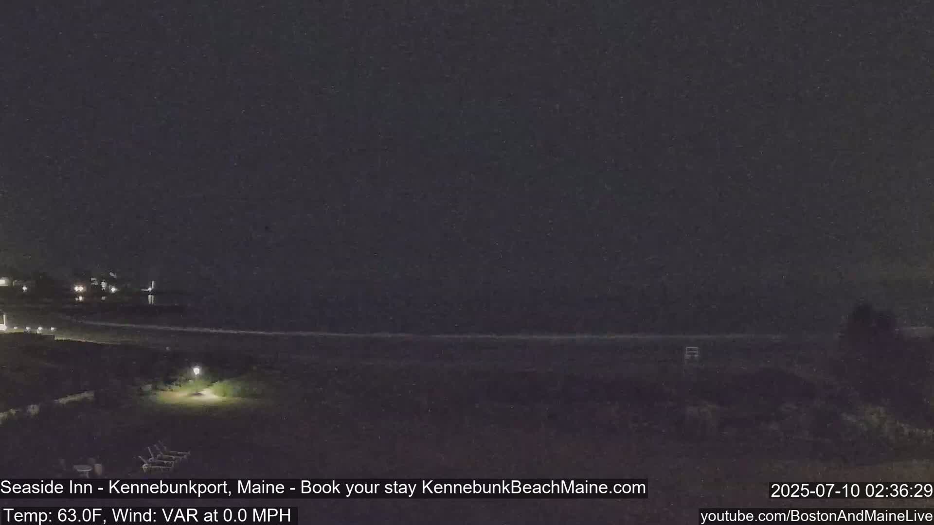 Seaside Inn Kennebunk Beach Live Cam- Kennebunk, Maine, USA