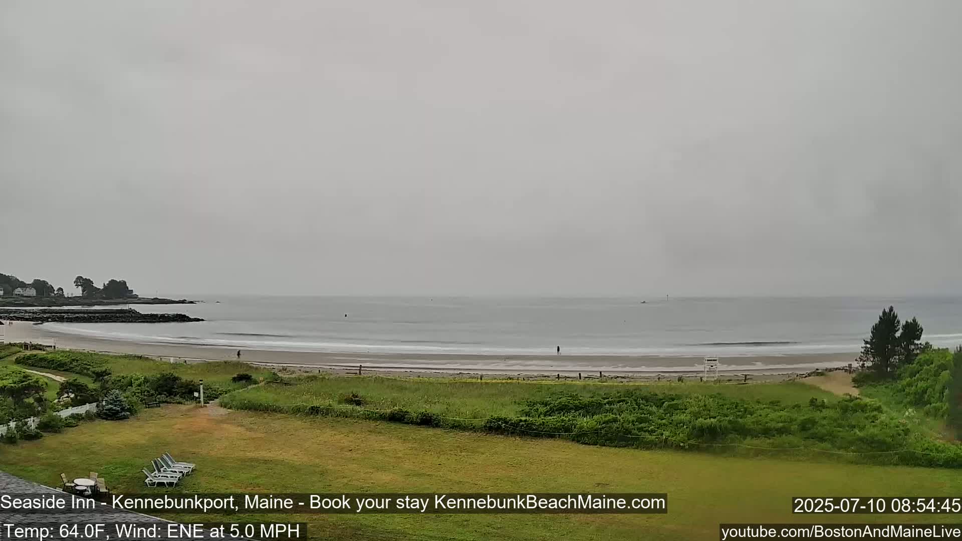 Seaside Inn Kennebunk Beach Live Cam- Kennebunk, Maine, USA