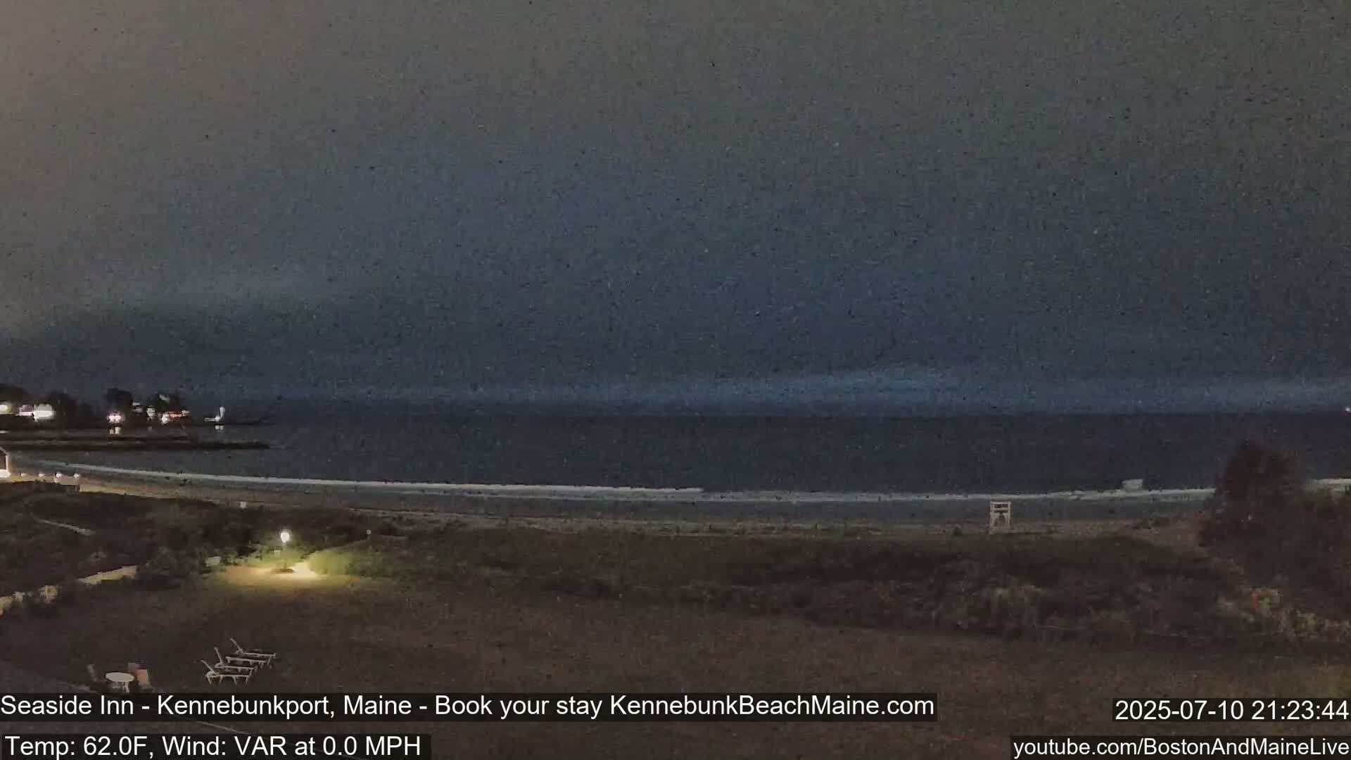 Seaside Inn Kennebunk Beach Live Cam- Kennebunk, Maine, USA