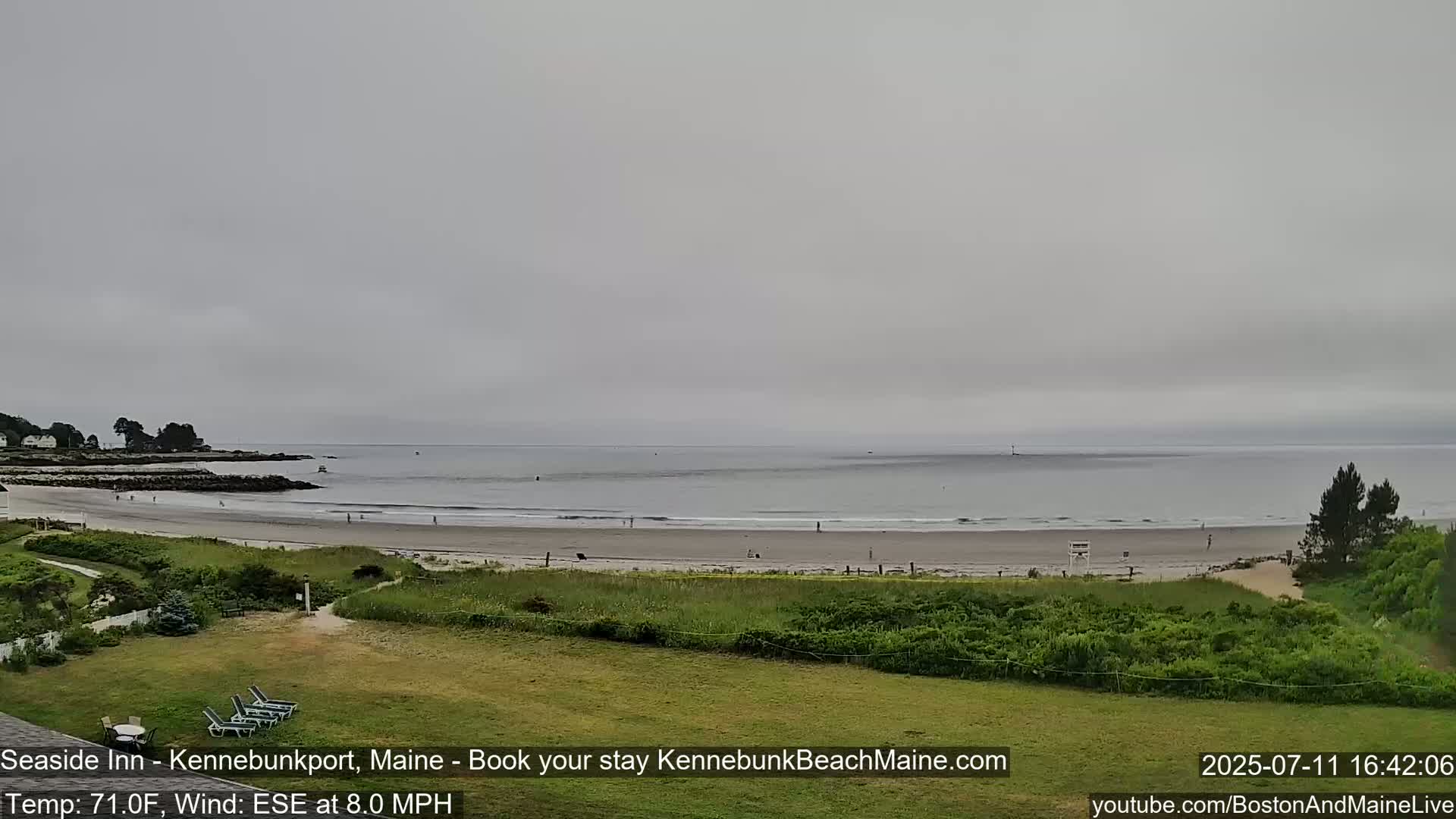 Seaside Inn Kennebunk Beach Live Cam- Kennebunk, Maine, USA