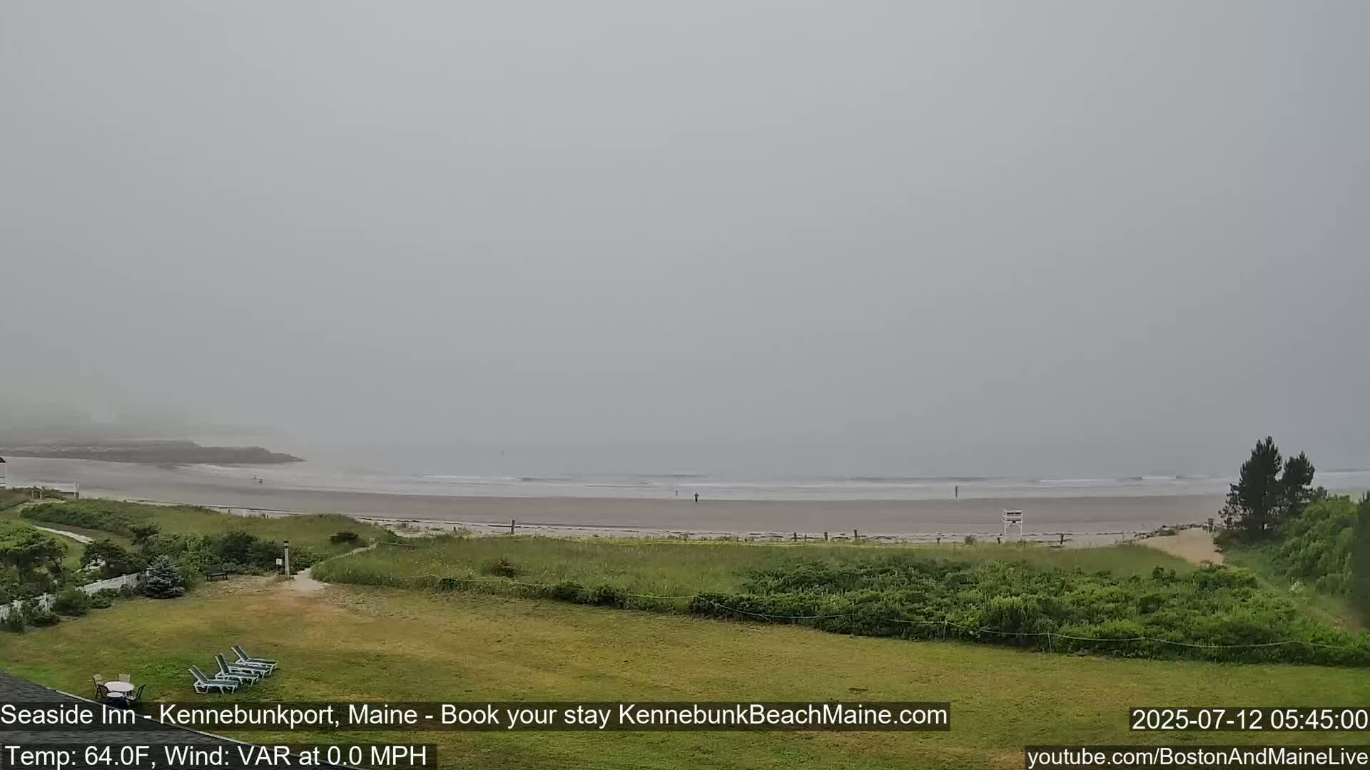 Seaside Inn Kennebunk Beach Live Cam- Kennebunk, Maine, USA