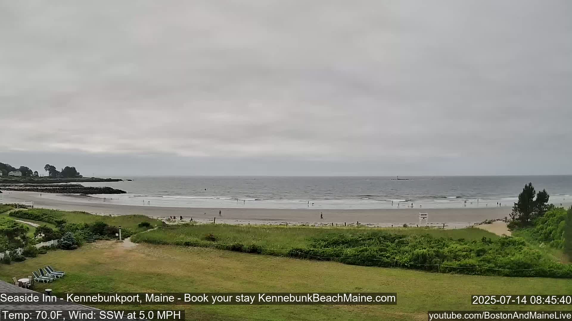 Seaside Inn Kennebunk Beach Live Cam- Kennebunk, Maine, USA