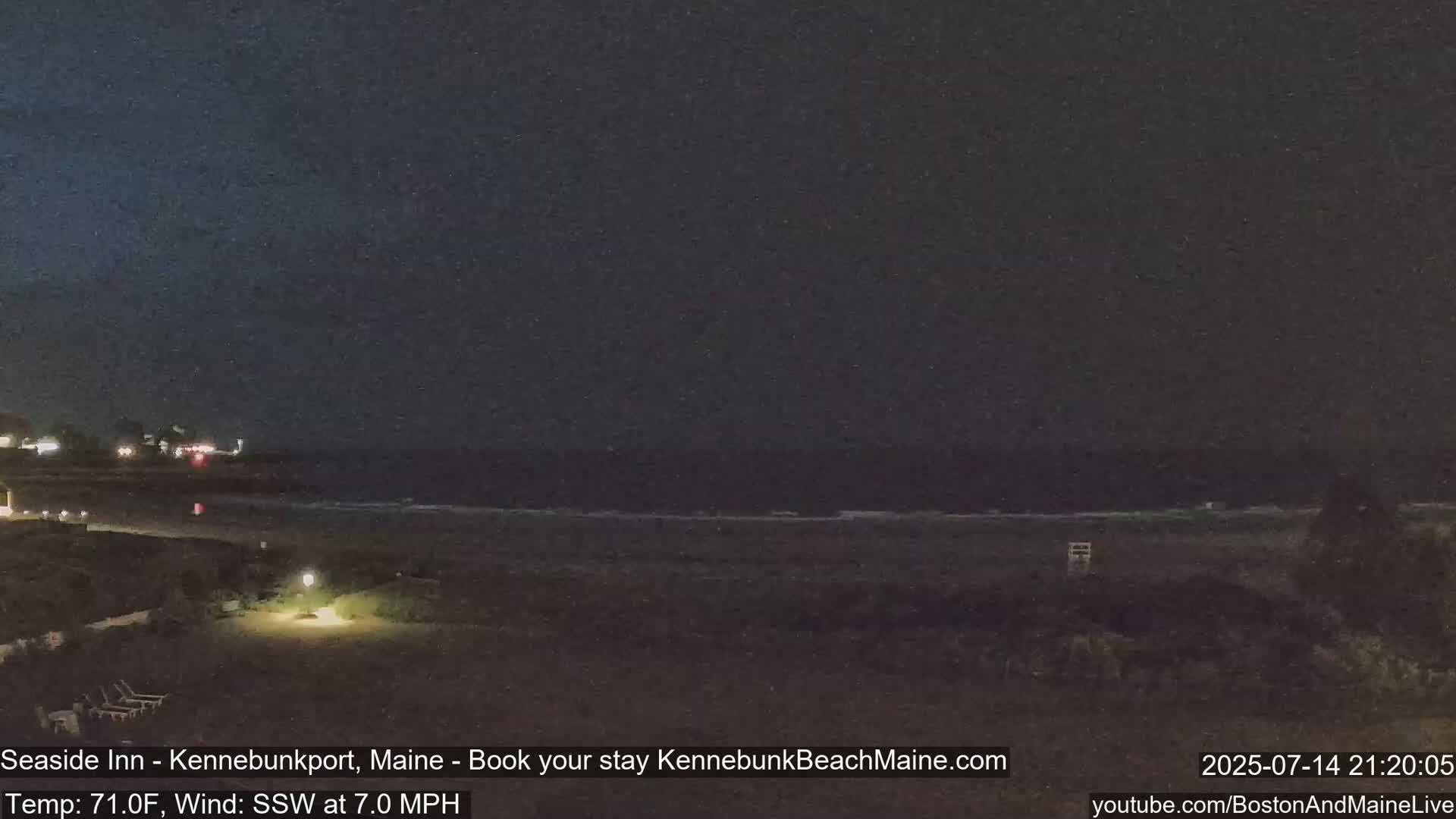 Seaside Inn Kennebunk Beach Live Cam- Kennebunk, Maine, USA