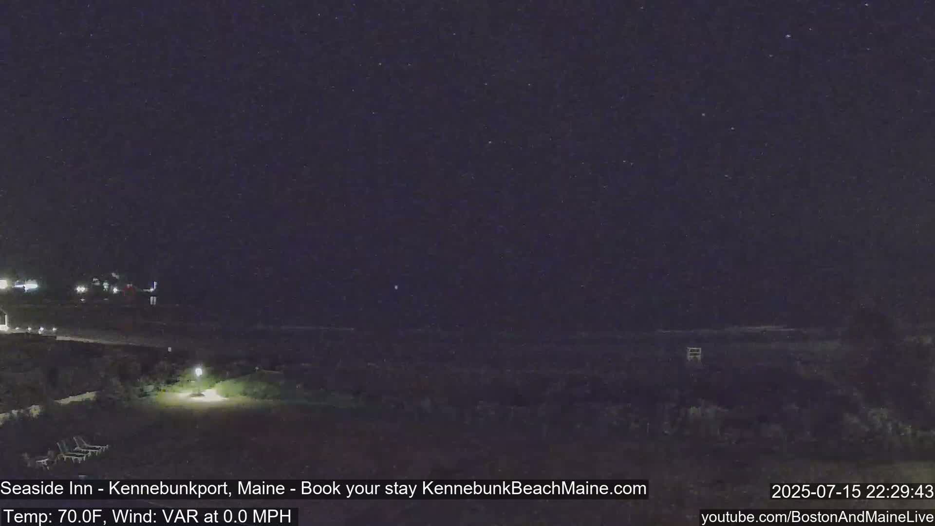 Seaside Inn Kennebunk Beach Live Cam- Kennebunk, Maine, USA