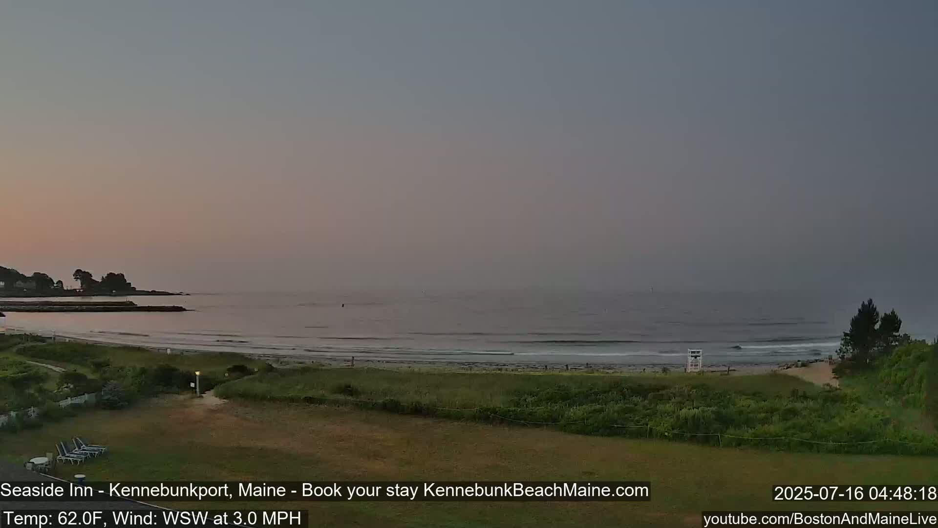 Seaside Inn Kennebunk Beach Live Cam- Kennebunk, Maine, USA