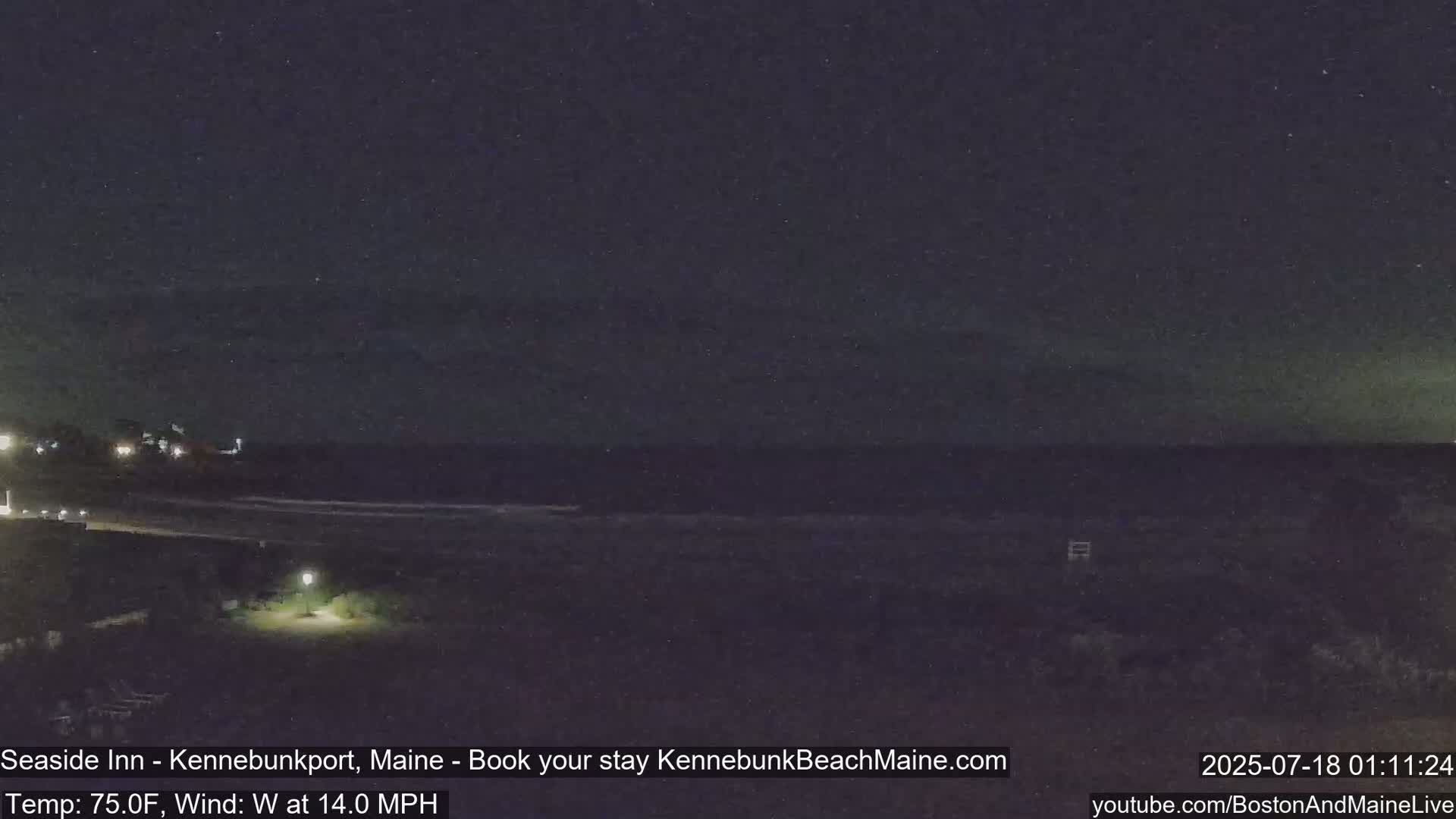 Seaside Inn Kennebunk Beach Live Cam- Kennebunk, Maine, USA