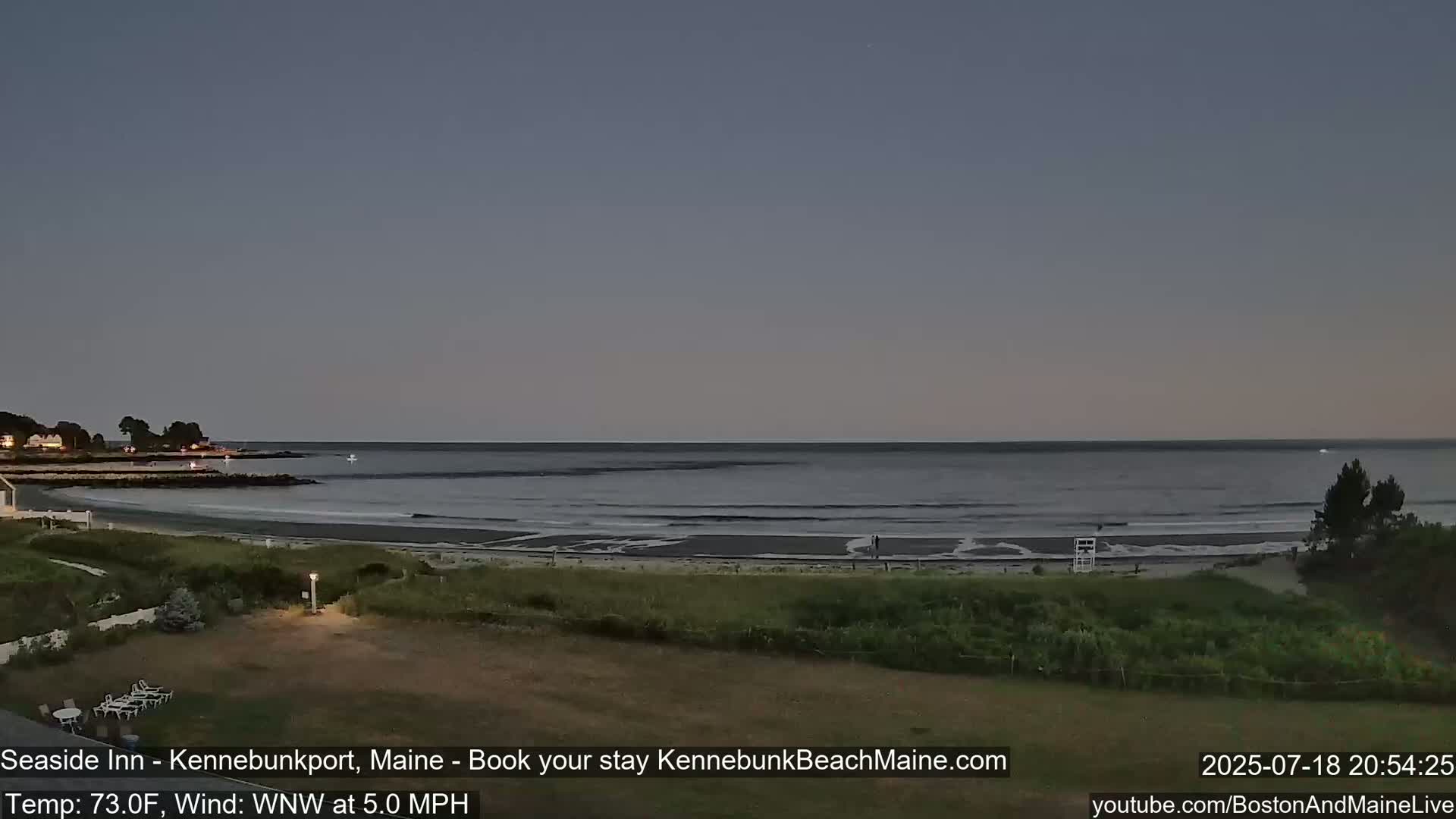 Seaside Inn Kennebunk Beach Live Cam- Kennebunk, Maine, USA