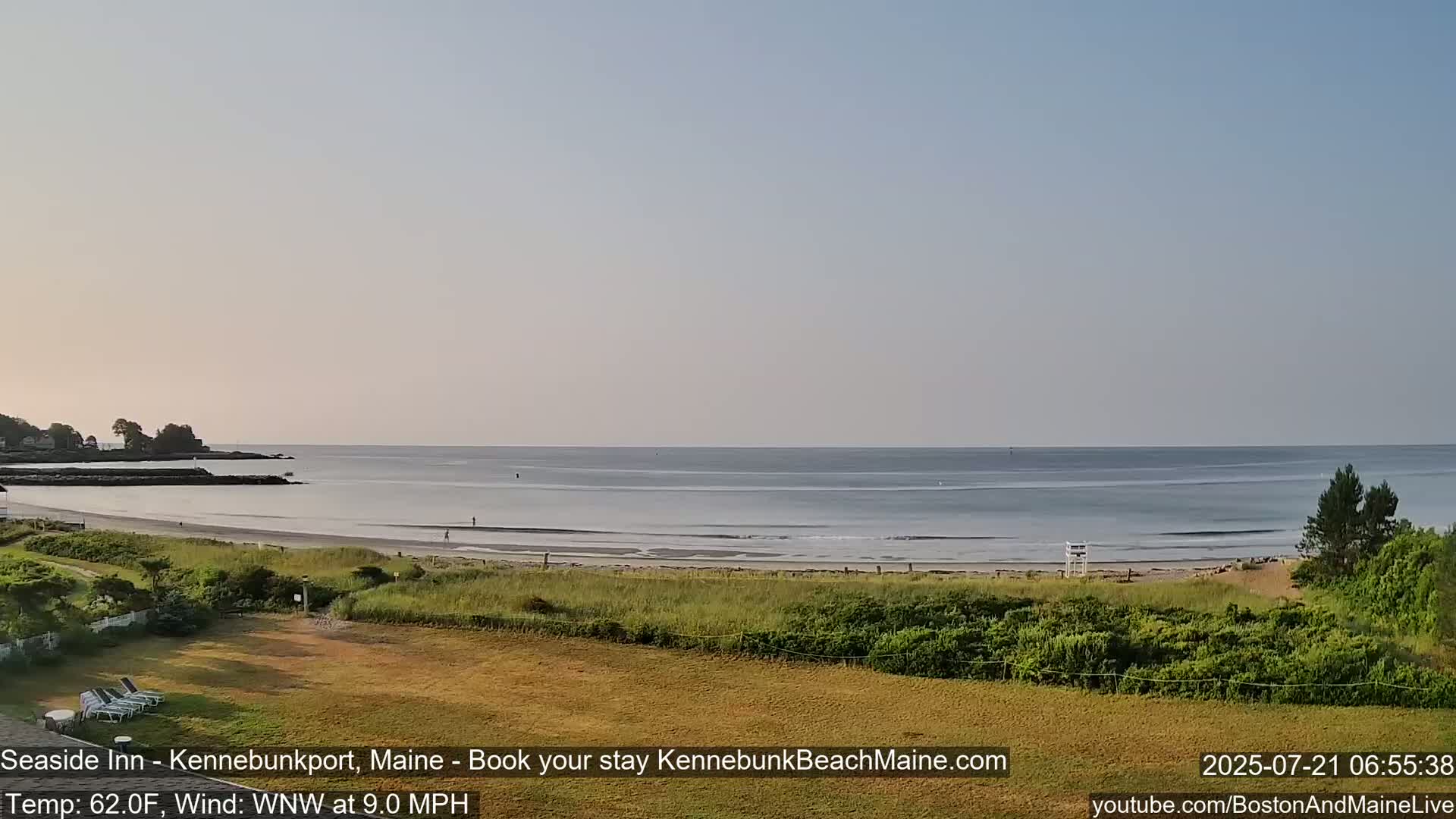 Seaside Inn Kennebunk Beach Live Cam- Kennebunk, Maine, USA
