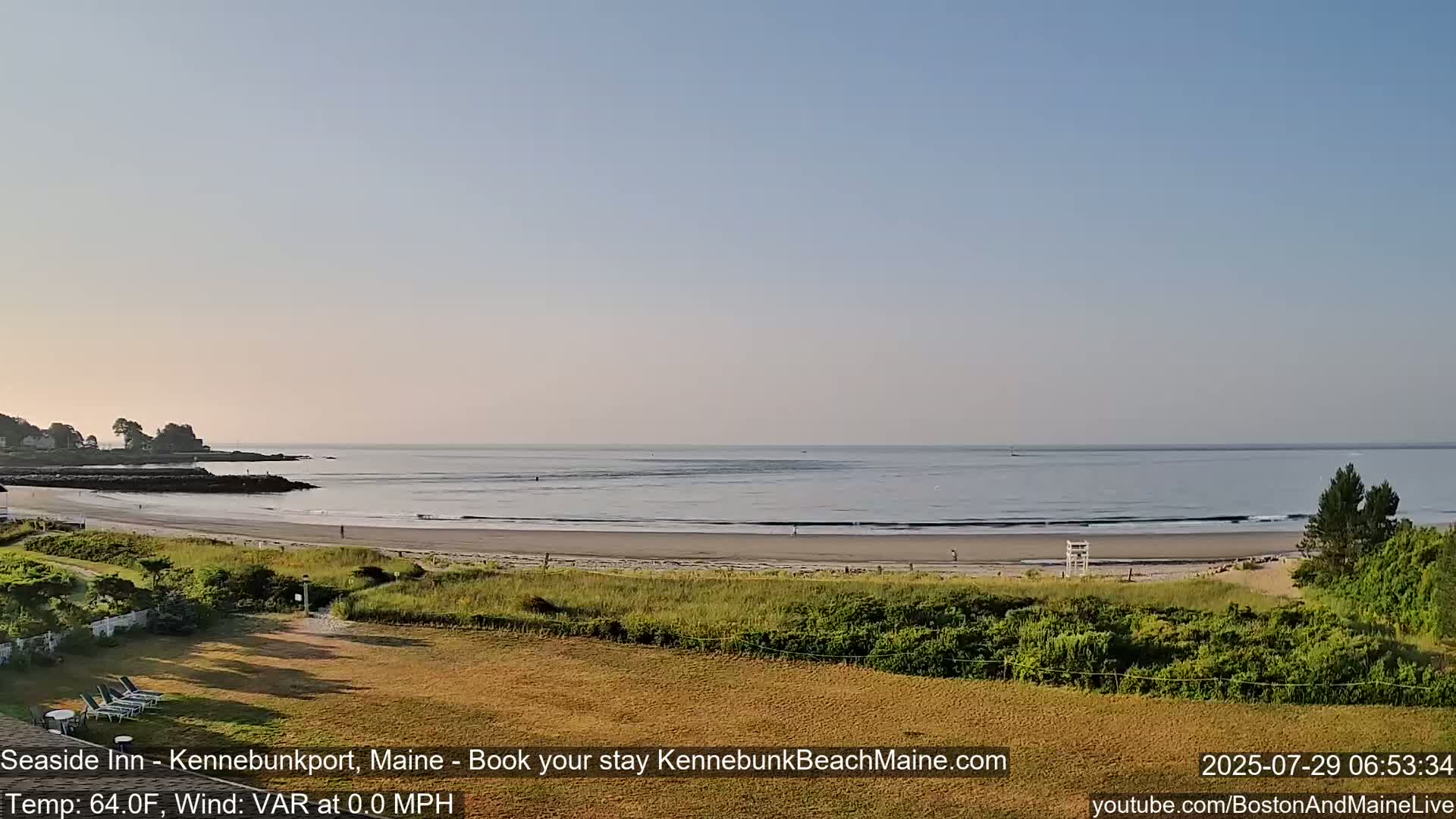 Seaside Inn Kennebunk Beach Live Cam- Kennebunk, Maine, USA