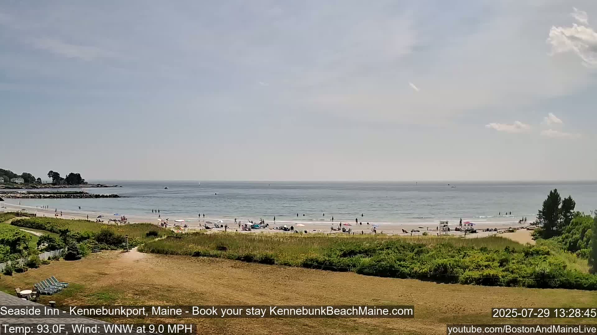 Seaside Inn Kennebunk Beach Live Cam- Kennebunk, Maine, USA