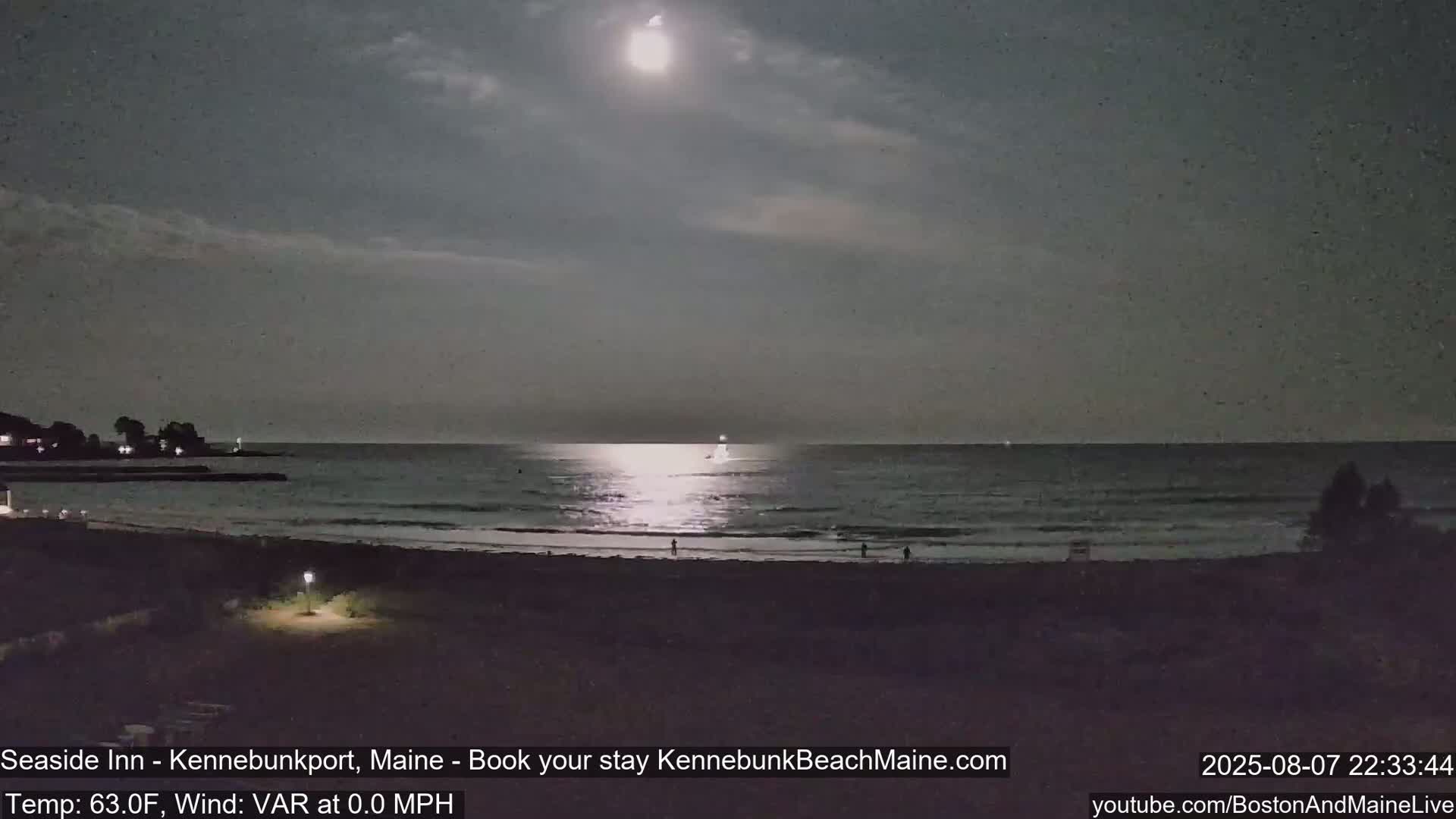 Seaside Inn Kennebunk Beach Live Cam- Kennebunk, Maine, USA