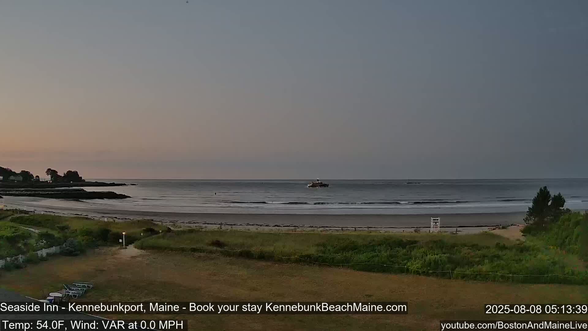 Seaside Inn Kennebunk Beach Live Cam- Kennebunk, Maine, USA