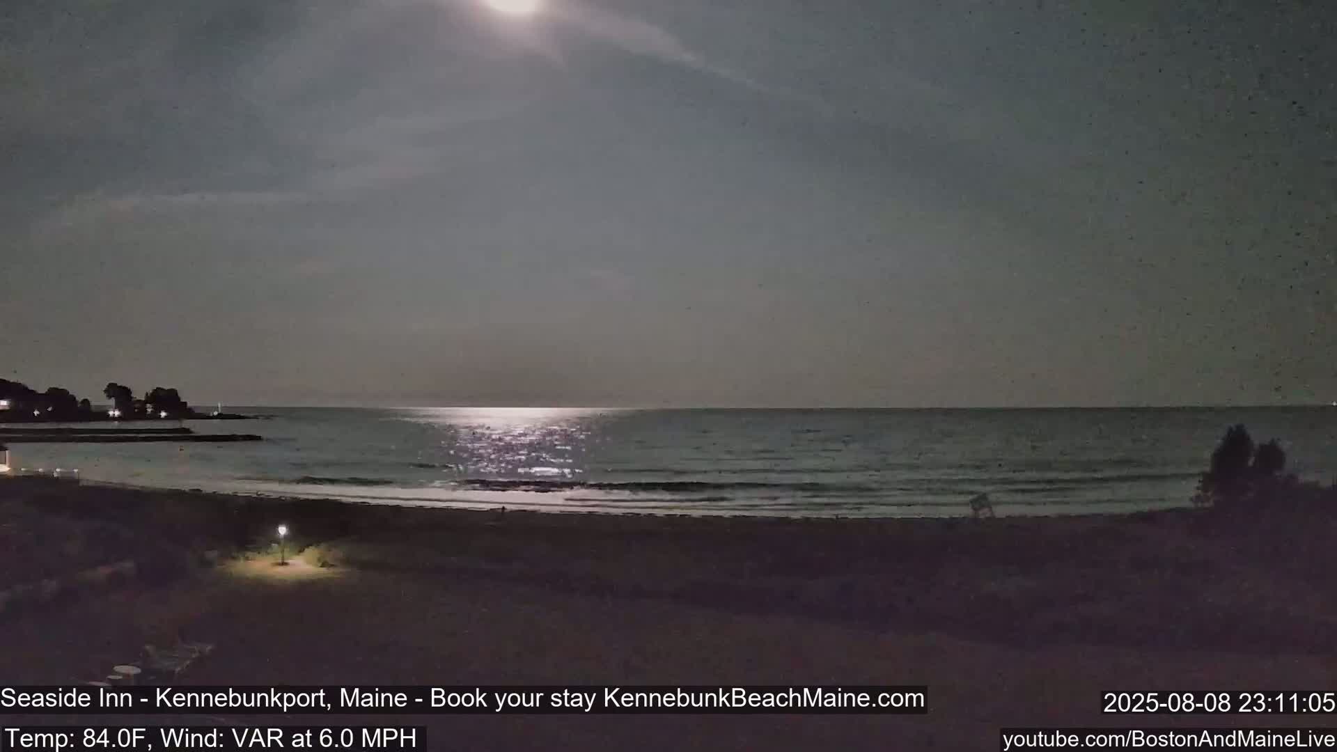 Seaside Inn Kennebunk Beach Live Cam- Kennebunk, Maine, USA