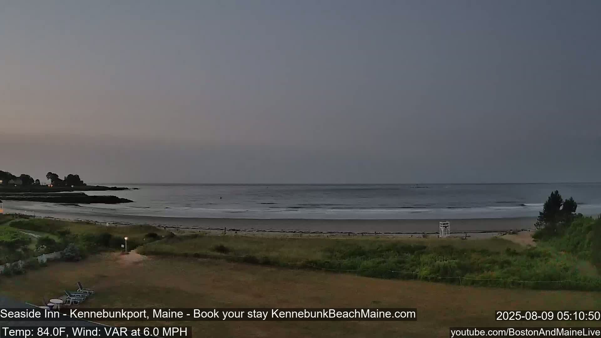 Seaside Inn Kennebunk Beach Live Cam- Kennebunk, Maine, USA