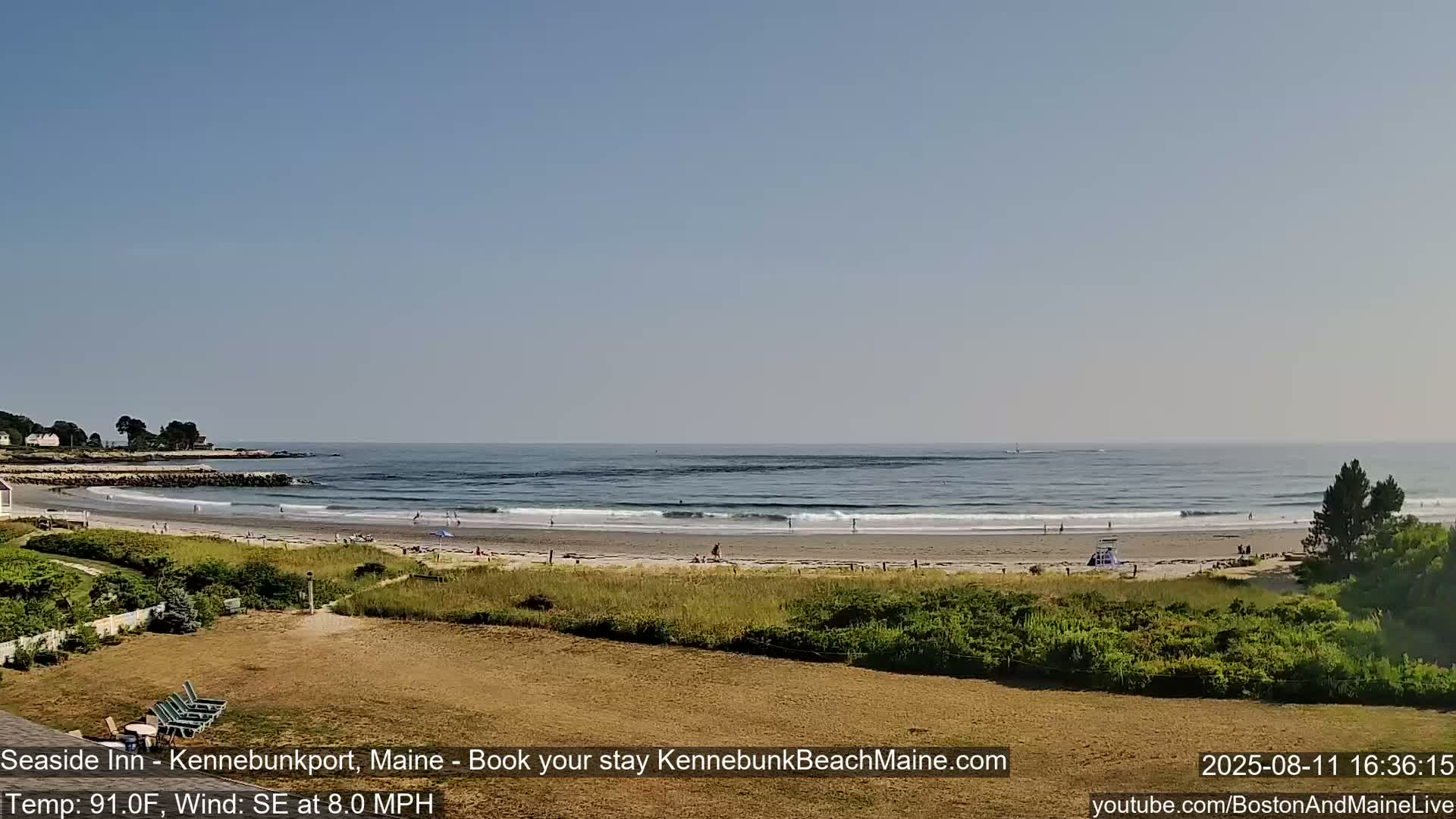 Seaside Inn Kennebunk Beach Live Cam- Kennebunk, Maine, USA