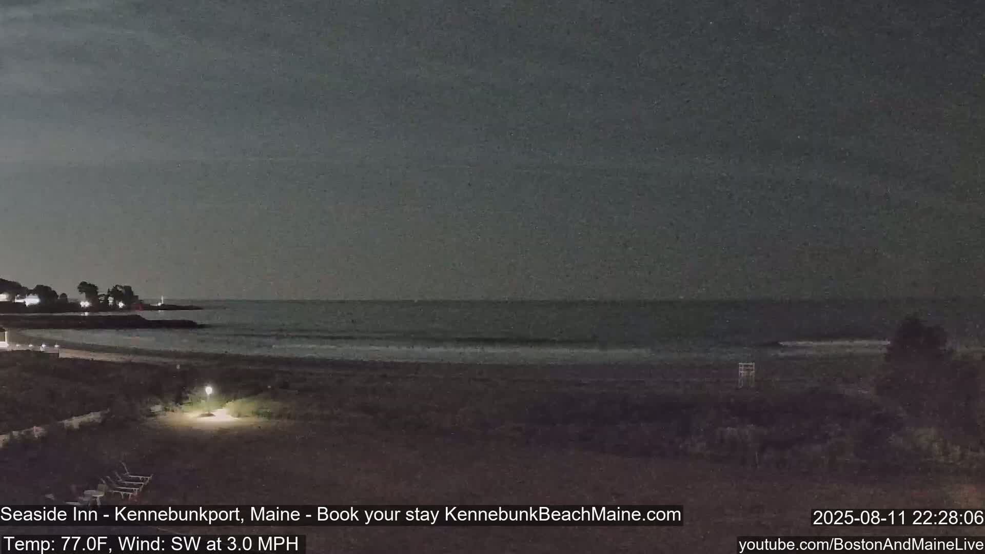 Seaside Inn Kennebunk Beach Live Cam- Kennebunk, Maine, USA