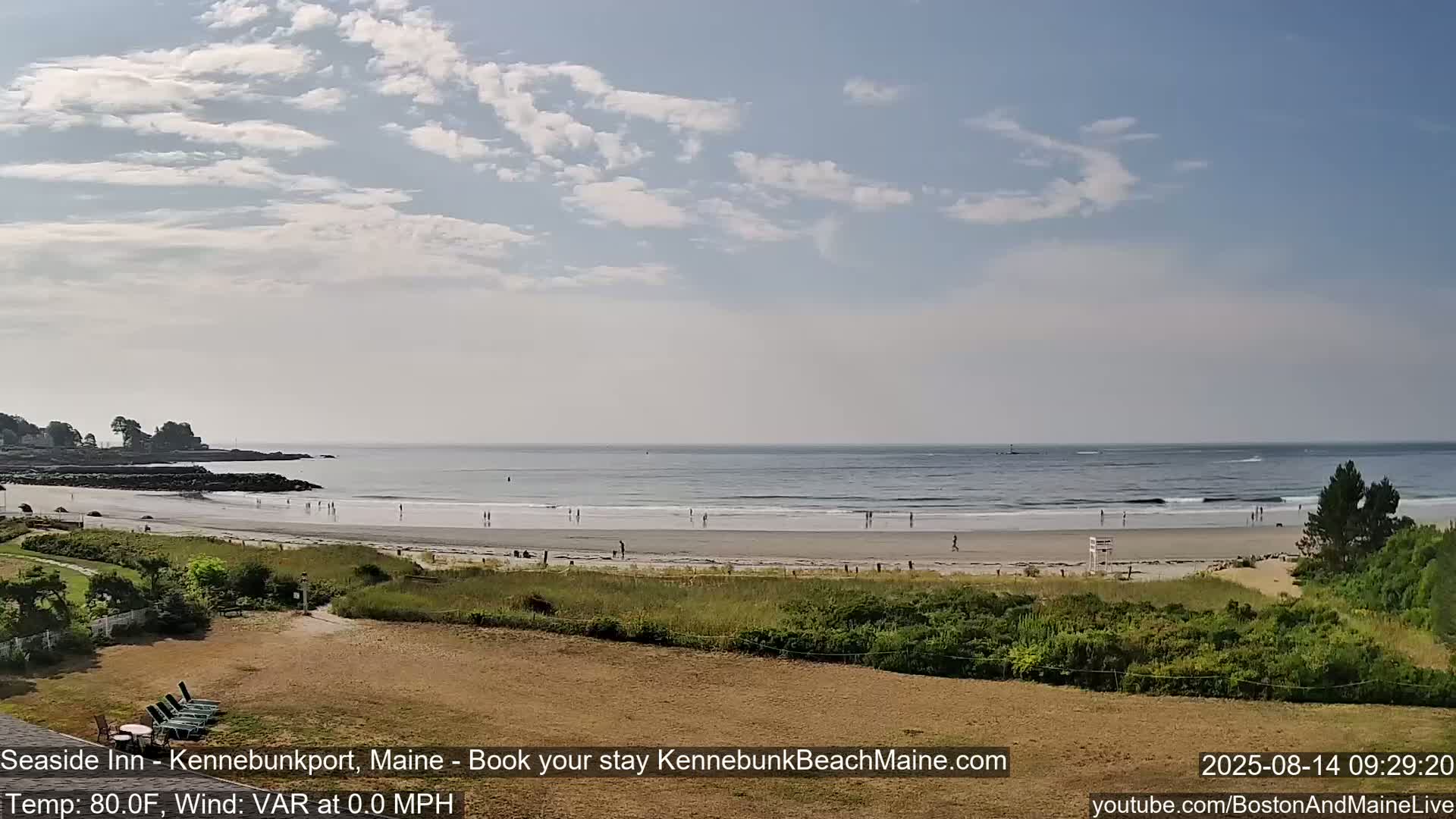 Seaside Inn Kennebunk Beach Live Cam- Kennebunk, Maine, USA