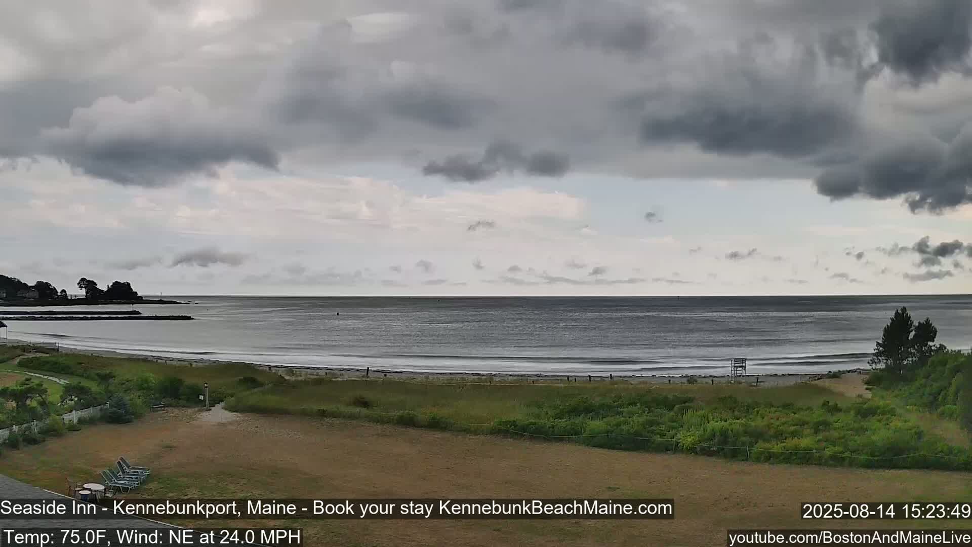 Seaside Inn Kennebunk Beach Live Cam- Kennebunk, Maine, USA