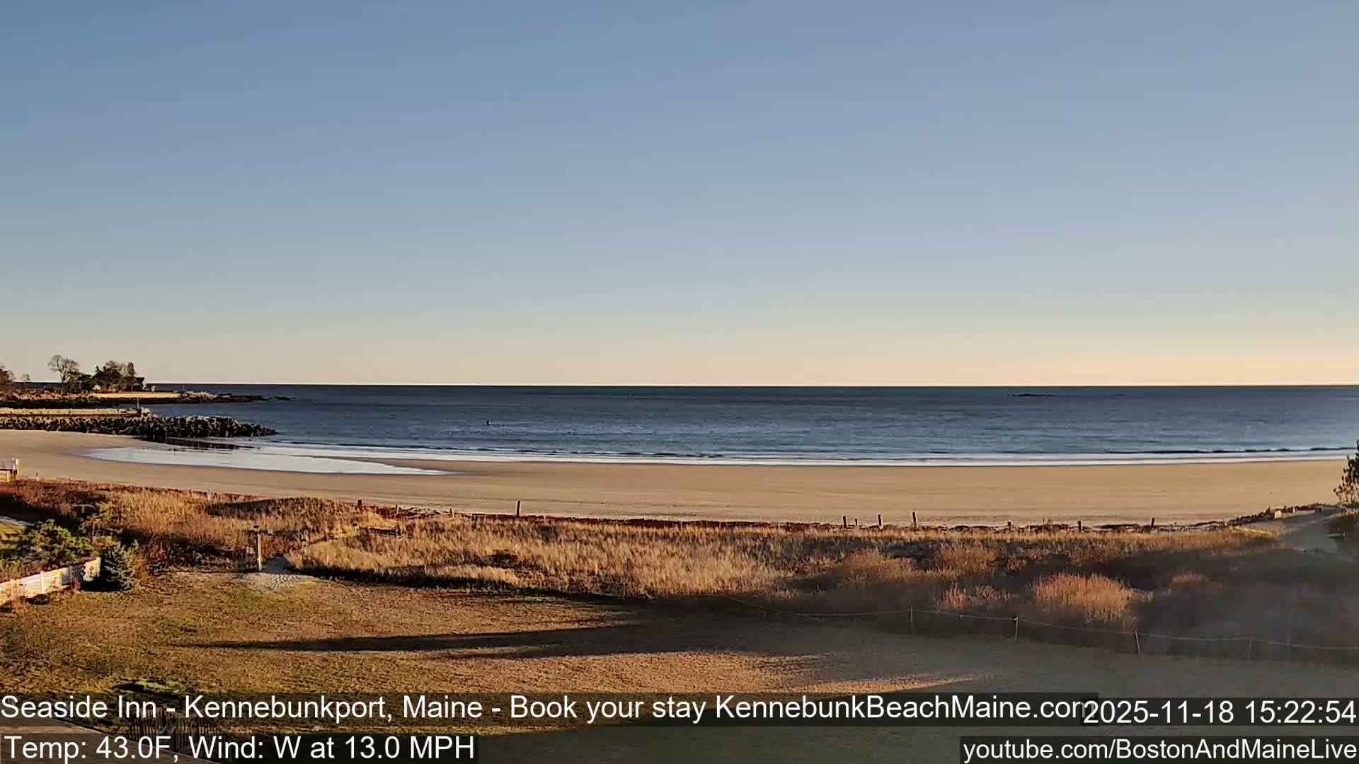 Seaside Inn Kennebunk Beach Live Cam- Kennebunk, Maine, USA