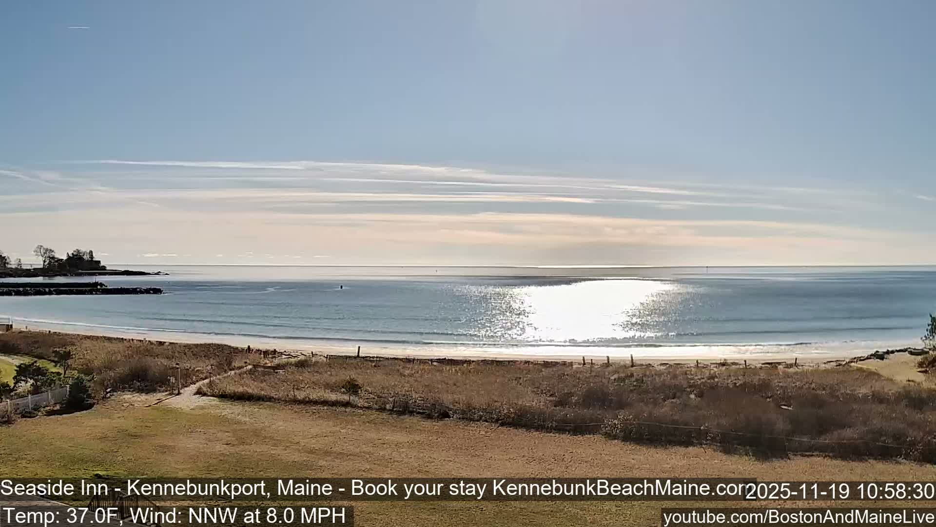 Seaside Inn Kennebunk Beach Live Cam- Kennebunk, Maine, USA