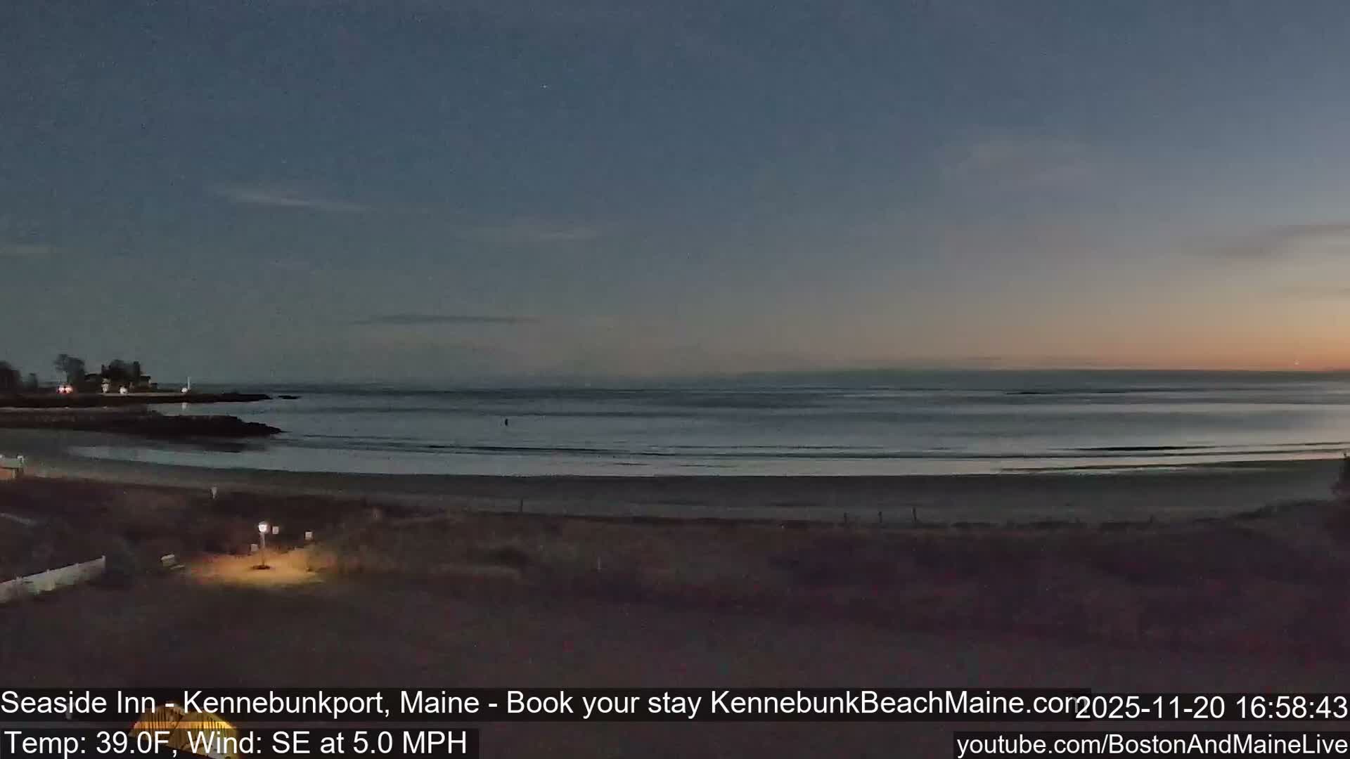 Seaside Inn Kennebunk Beach Live Cam- Kennebunk, Maine, USA