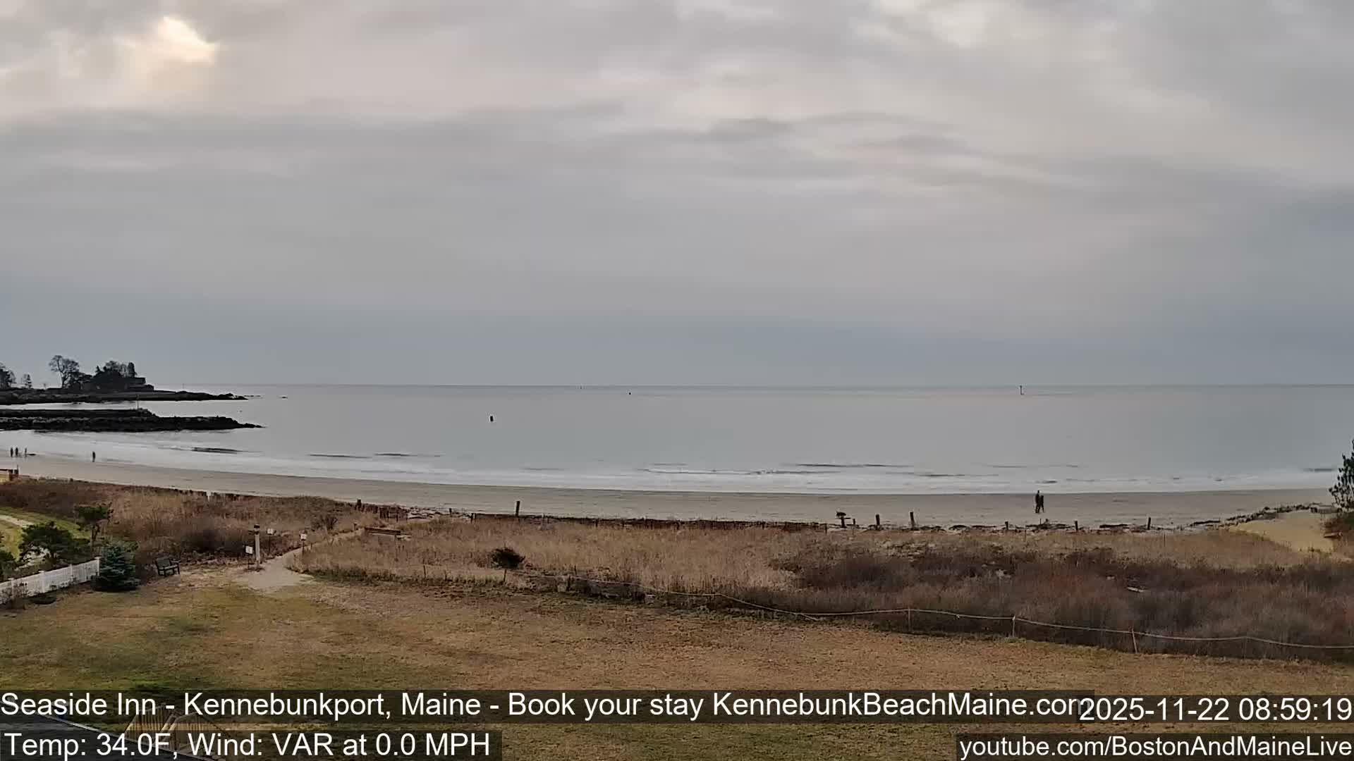 Seaside Inn Kennebunk Beach Live Cam- Kennebunk, Maine, USA