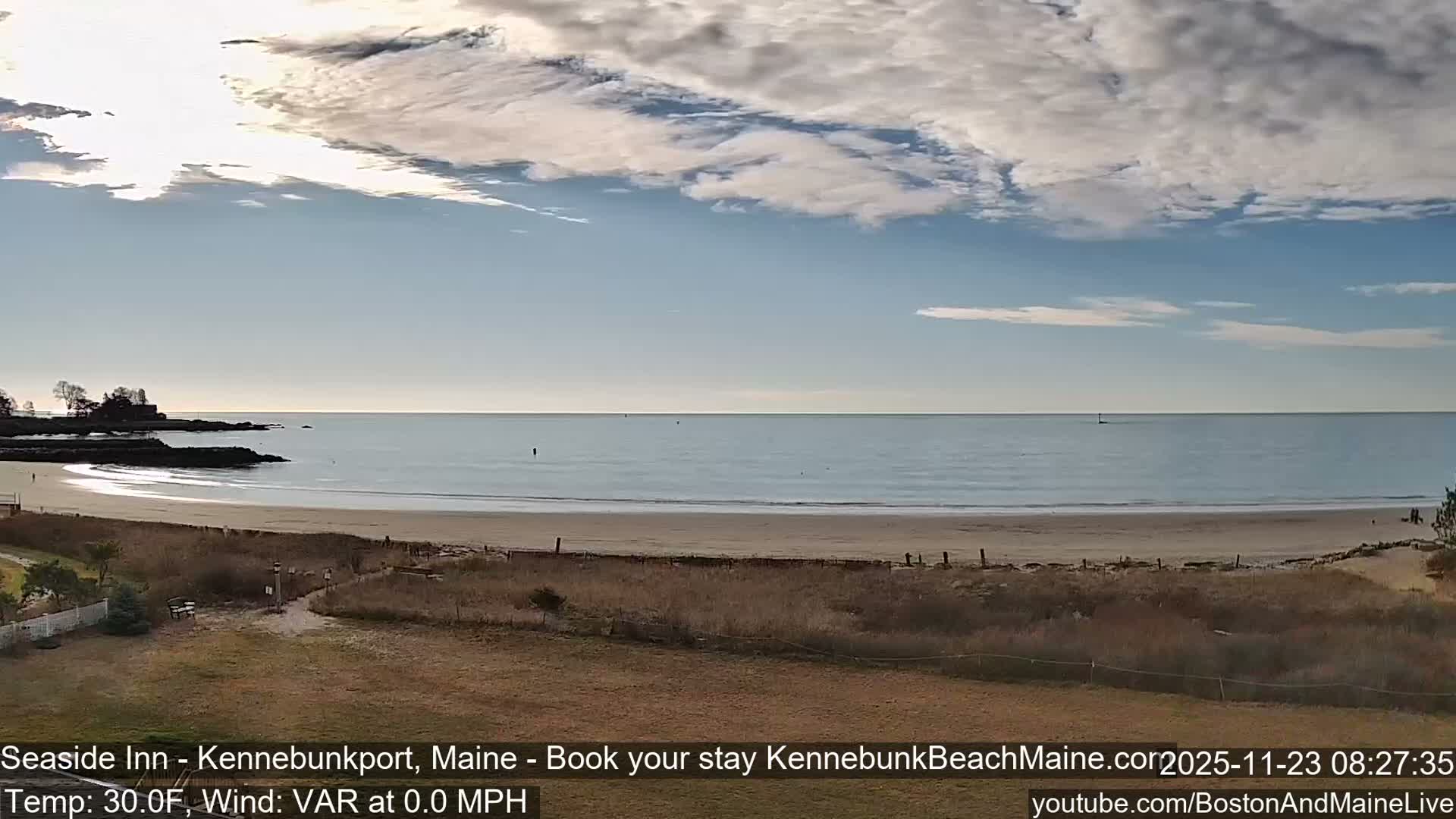 Seaside Inn Kennebunk Beach Live Cam- Kennebunk, Maine, USA