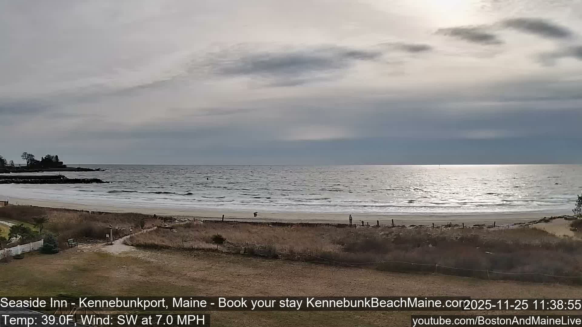 Seaside Inn Kennebunk Beach Live Cam- Kennebunk, Maine, USA