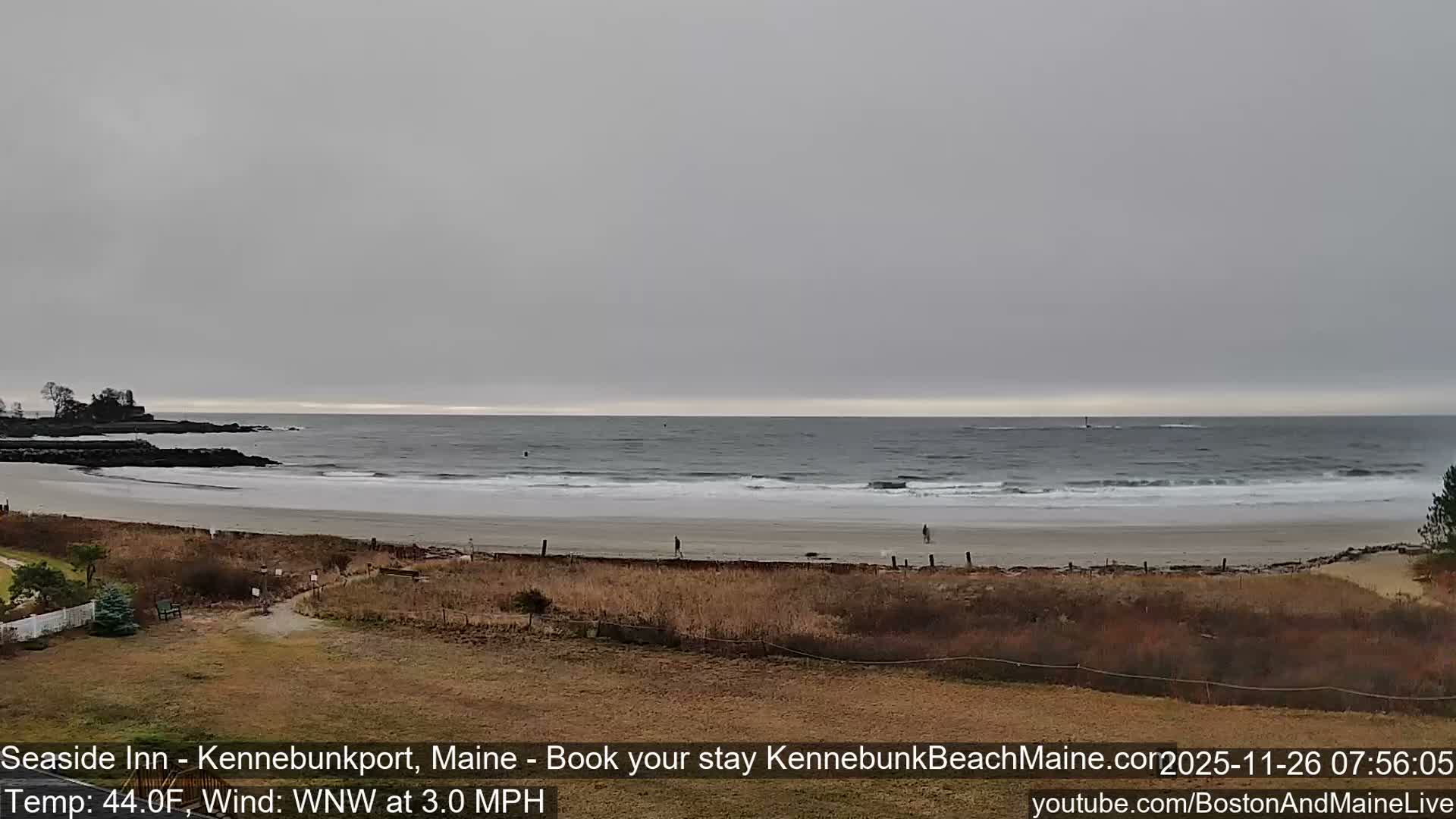 Seaside Inn Kennebunk Beach Live Cam- Kennebunk, Maine, USA