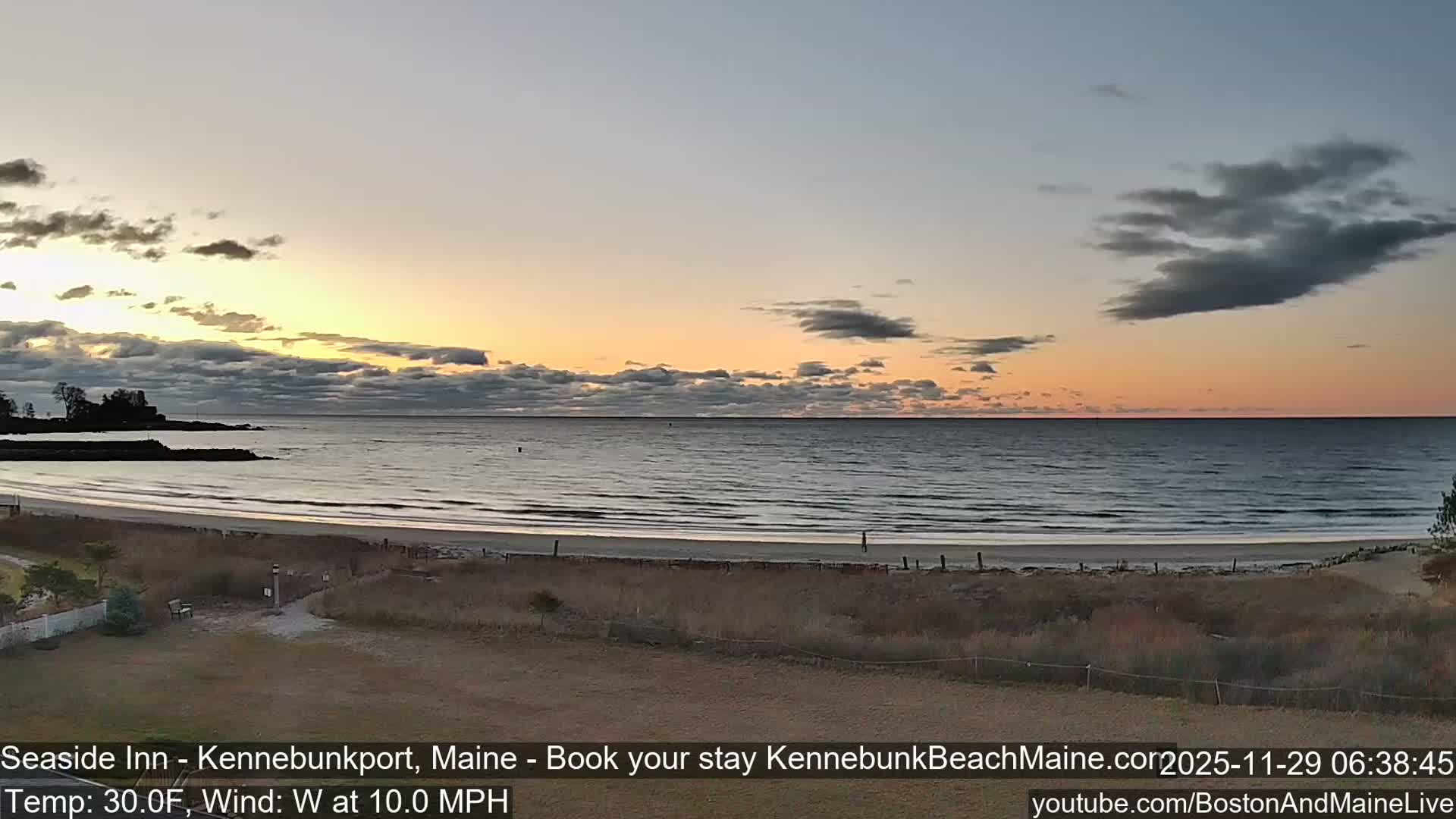 Seaside Inn Kennebunk Beach Live Cam- Kennebunk, Maine, USA