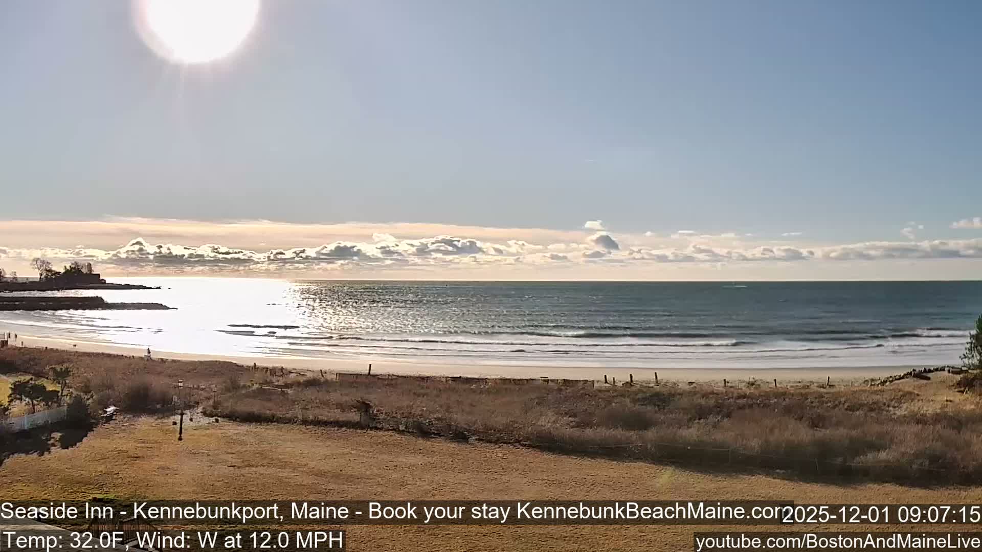 Seaside Inn Kennebunk Beach Live Cam- Kennebunk, Maine, USA