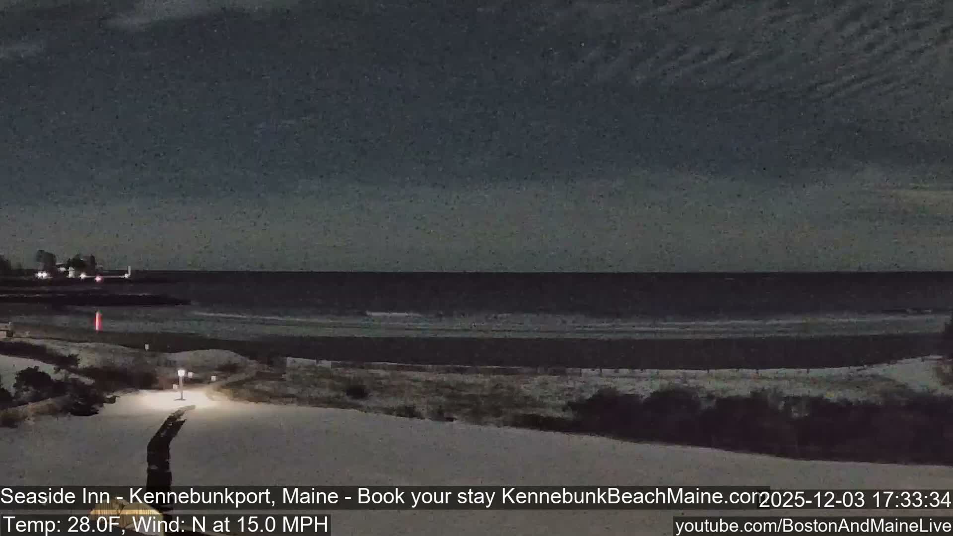 Seaside Inn Kennebunk Beach Live Cam- Kennebunk, Maine, USA