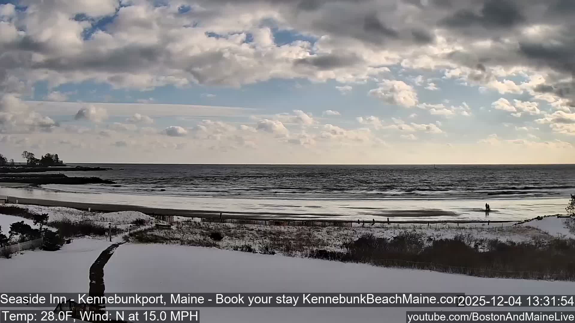 Seaside Inn Kennebunk Beach Live Cam- Kennebunk, Maine, USA
