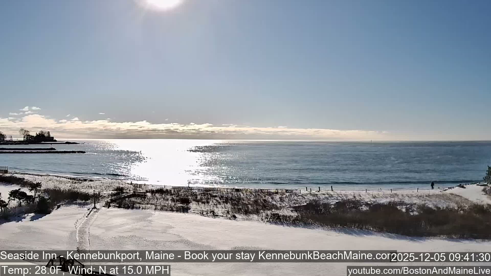 Seaside Inn Kennebunk Beach Live Cam- Kennebunk, Maine, USA