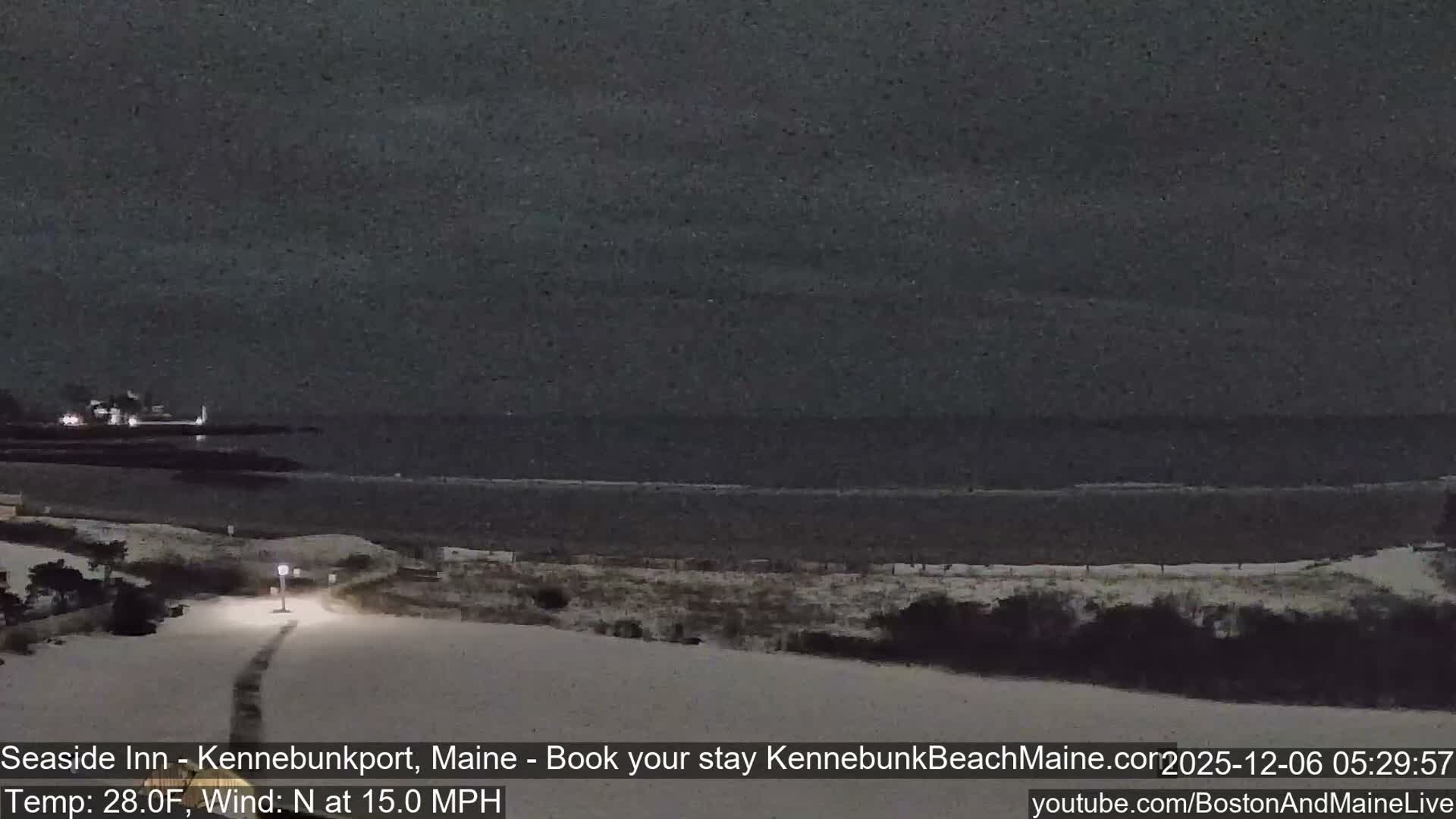 Seaside Inn Kennebunk Beach Live Cam- Kennebunk, Maine, USA